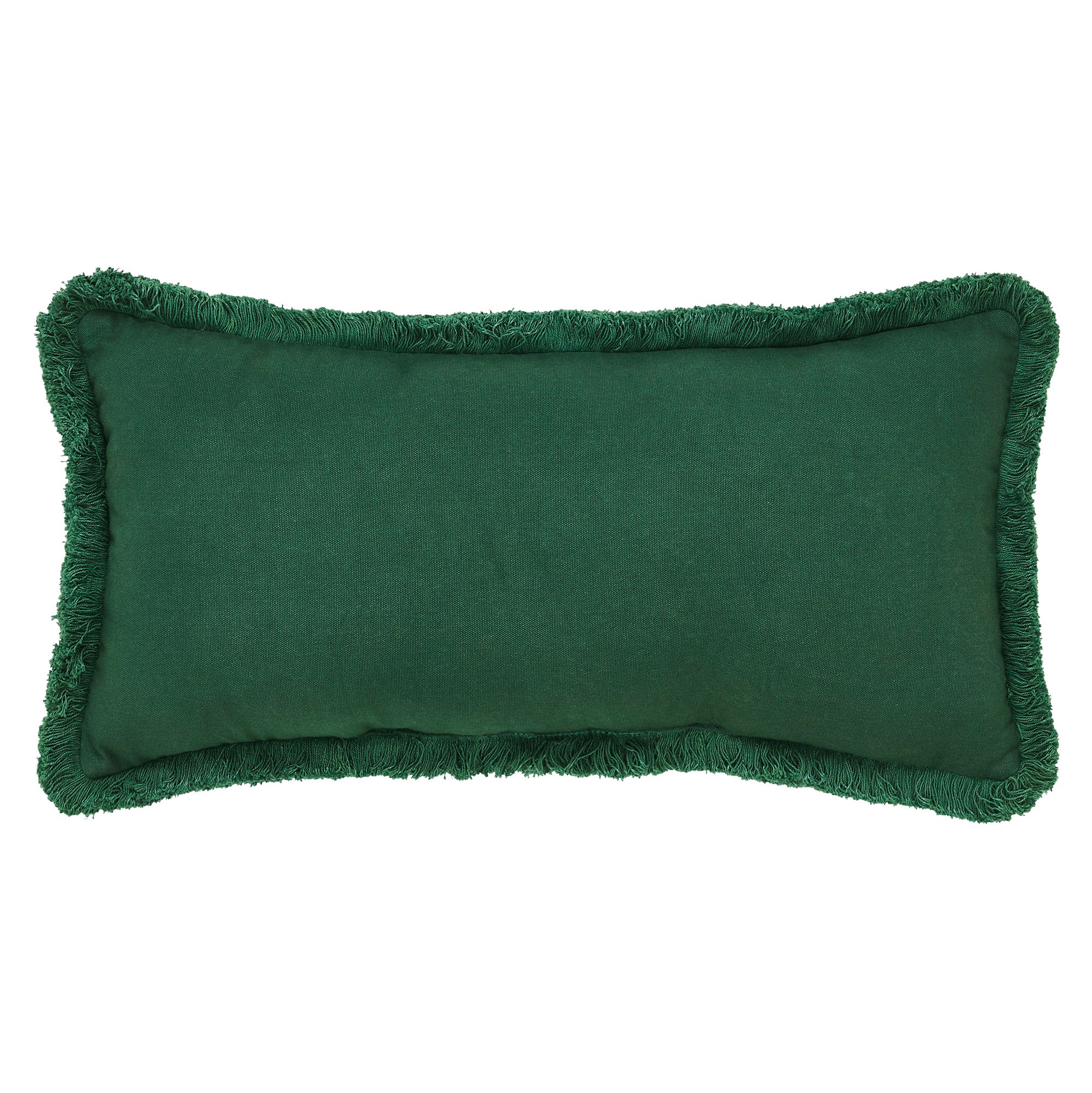 Nutcracker Green Fringed Pillow 12x24