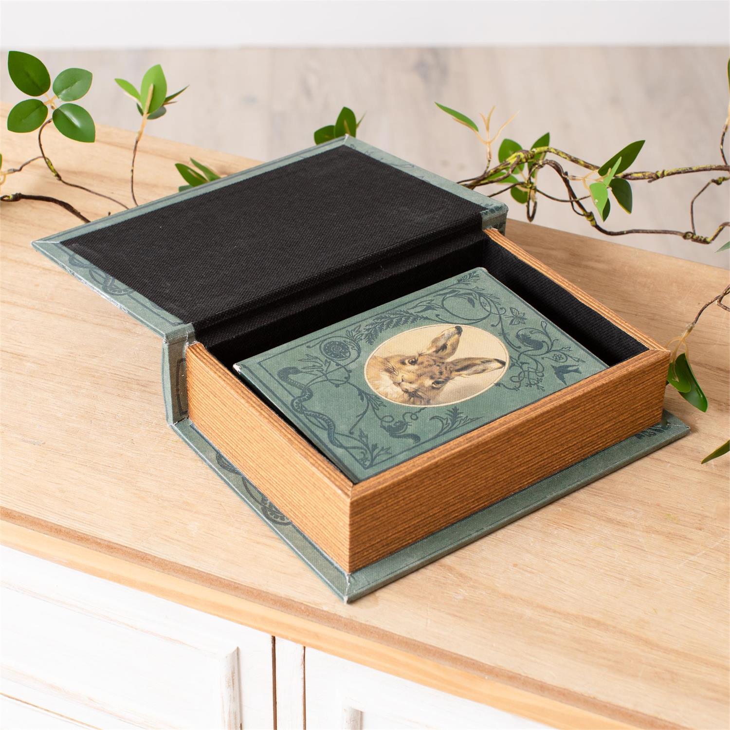 Nested Book Boxes - Rabbit (S/2)