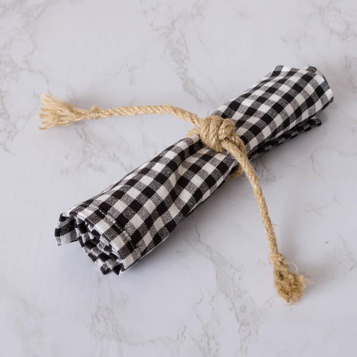 Adjustable Jute Rope Napkin Ring