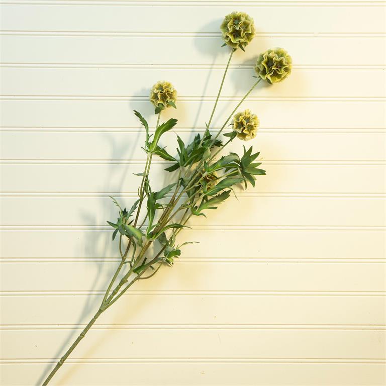 Yellow Decor Thistle Stem