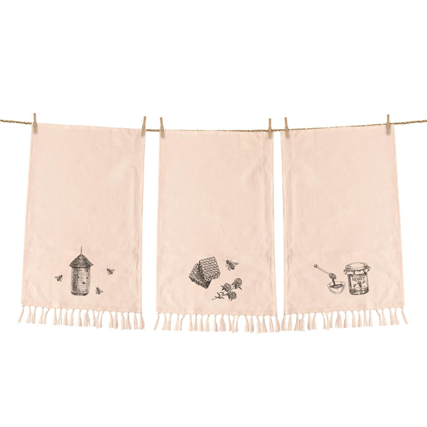 Tea Towels - Honey and Bees