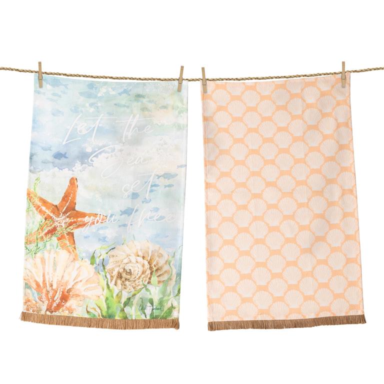 Under The Sea Tea Towels (S/2)