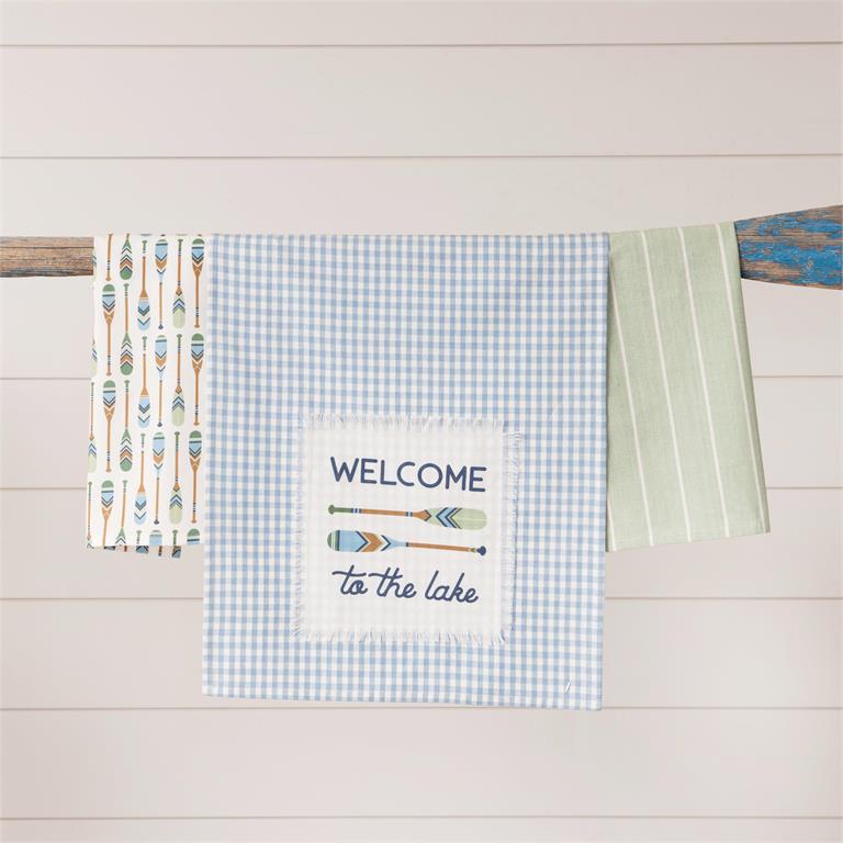 Welcome To The Lake Towels (S/3)