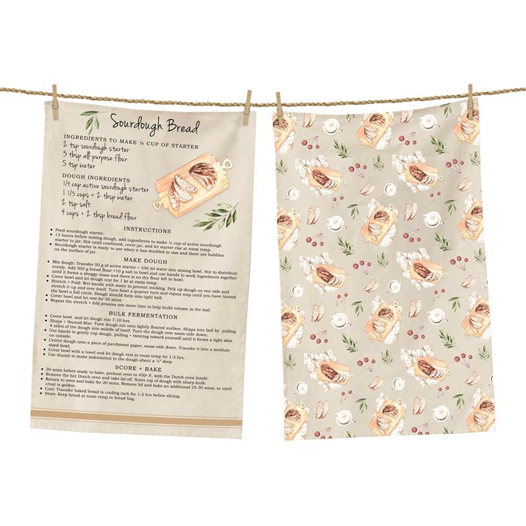 Sourdough Bread Towels (S/2)