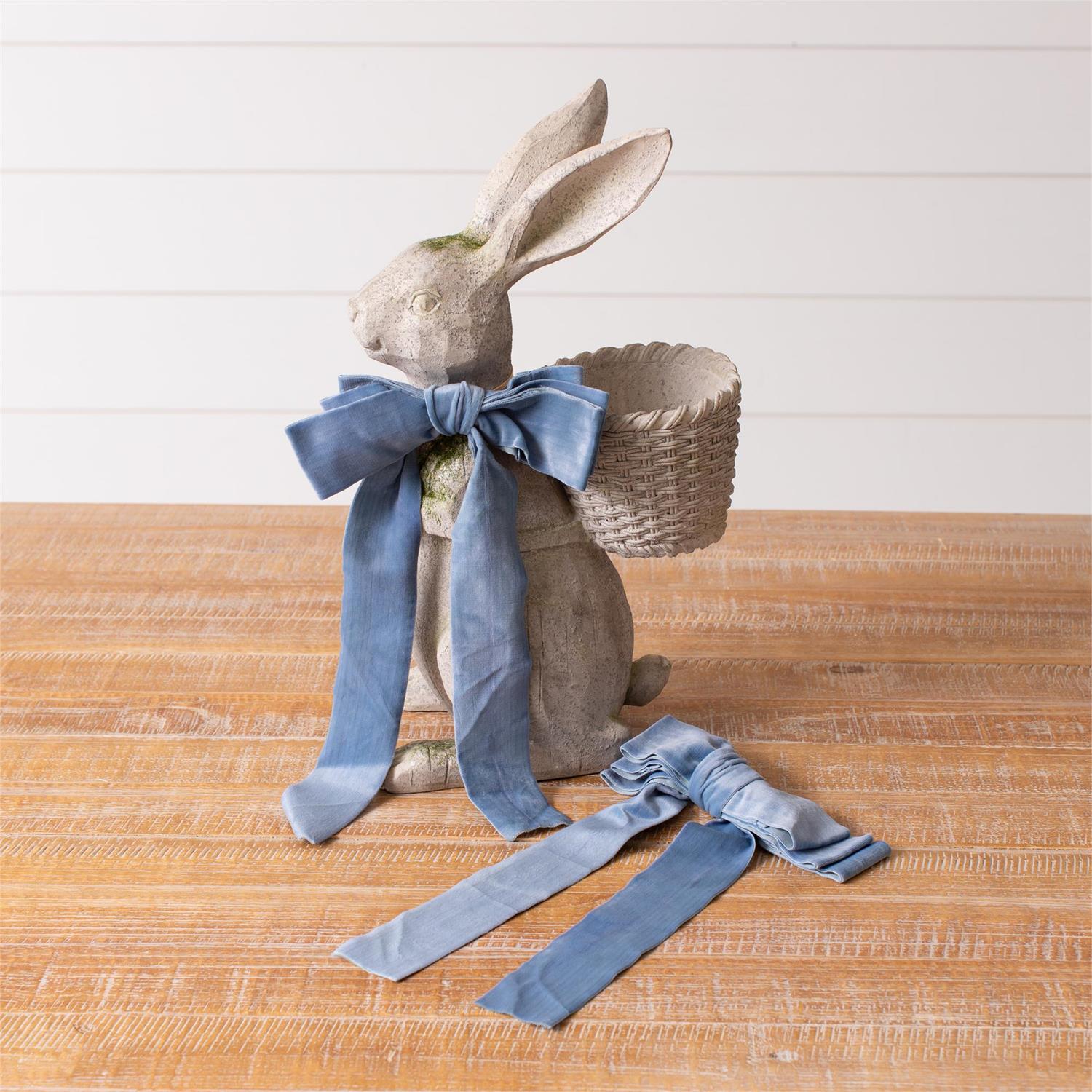 Velvet Ribbon Bows, Blue