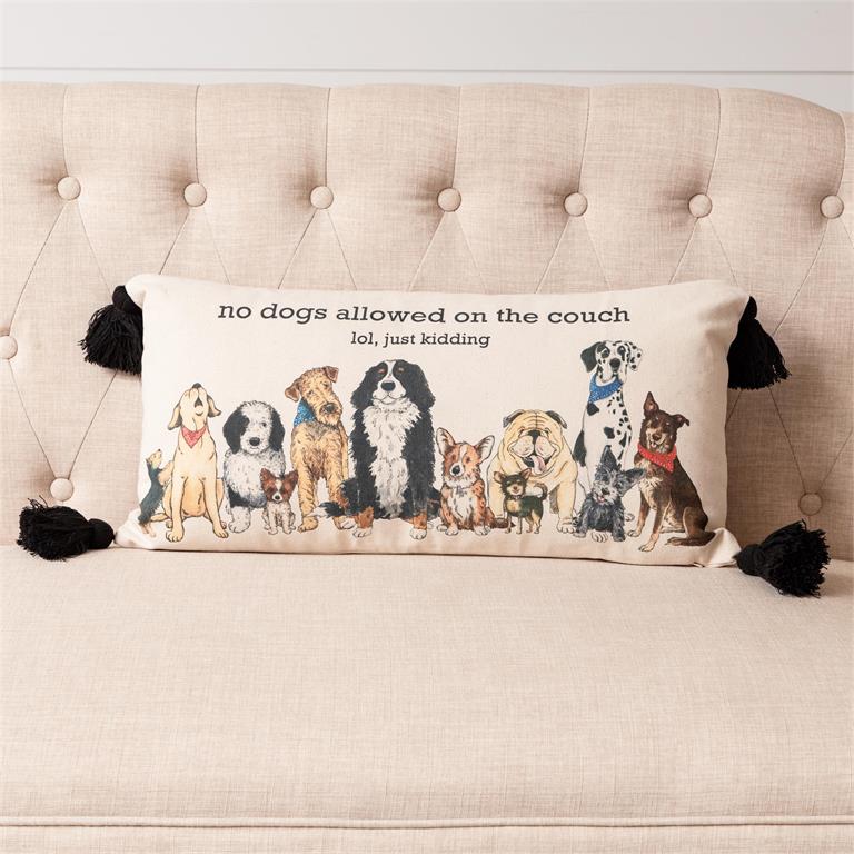 Family Of Dogs Pillow