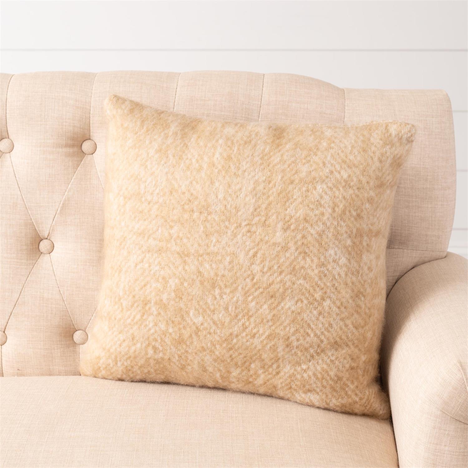 Brushed Tan Pillow