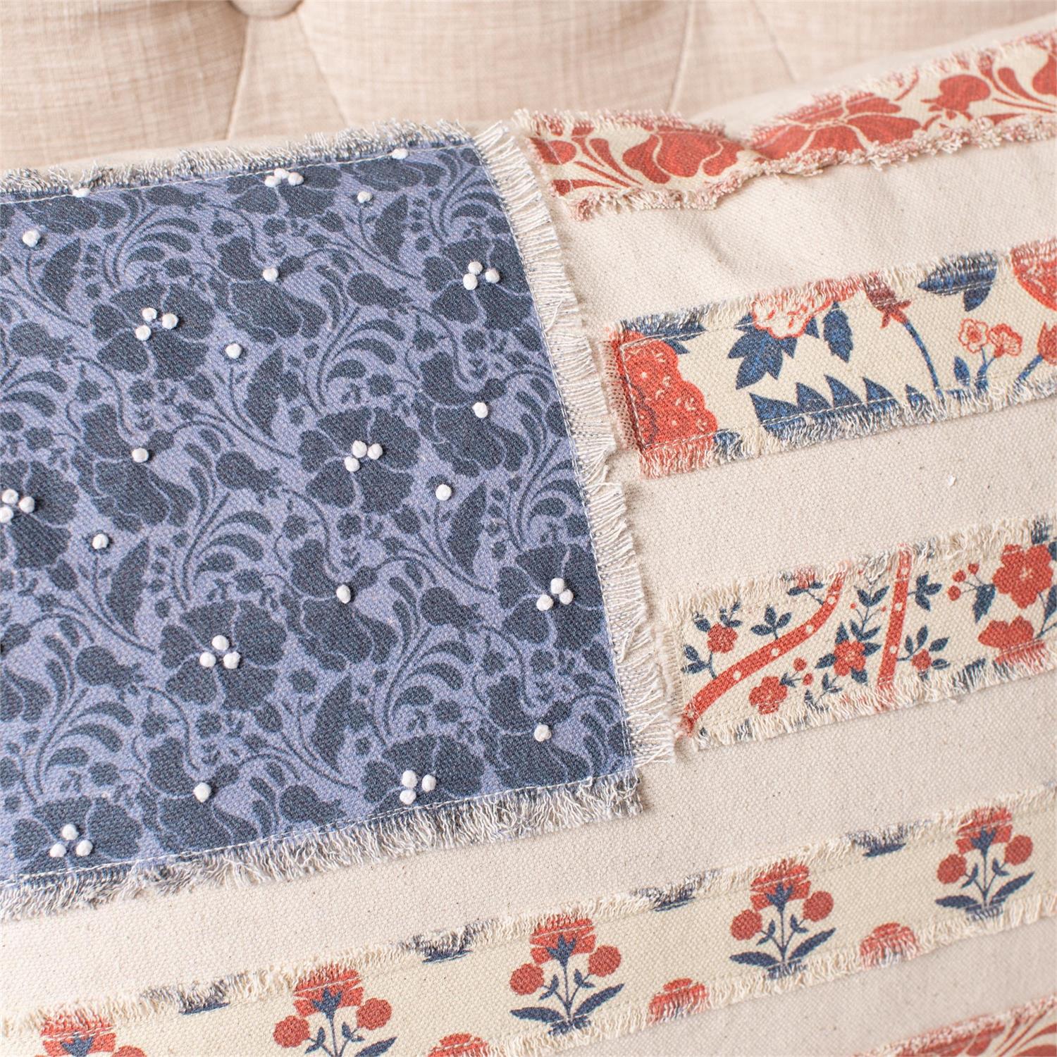 Patchwork Flag Pillow