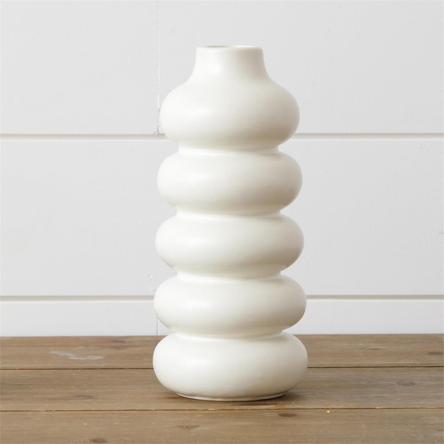 Ceramic Tiered Vase (L)