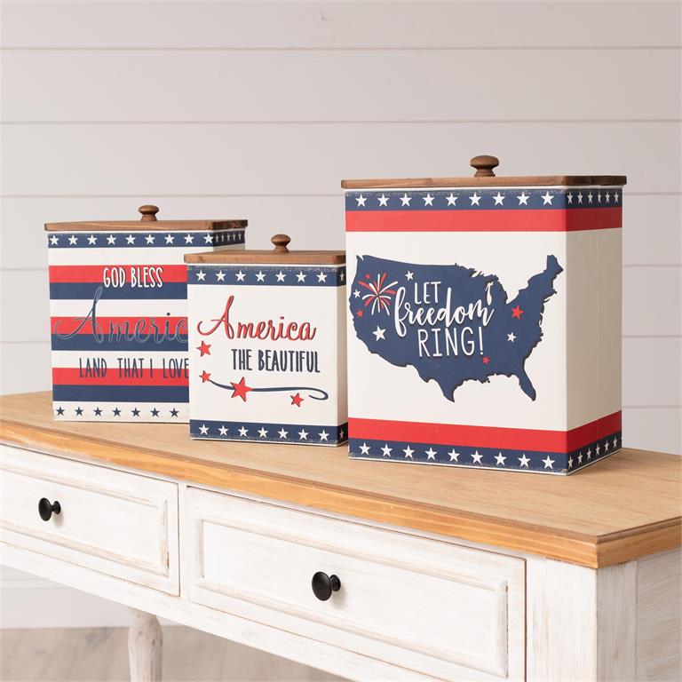 Nesting Tins - Americana