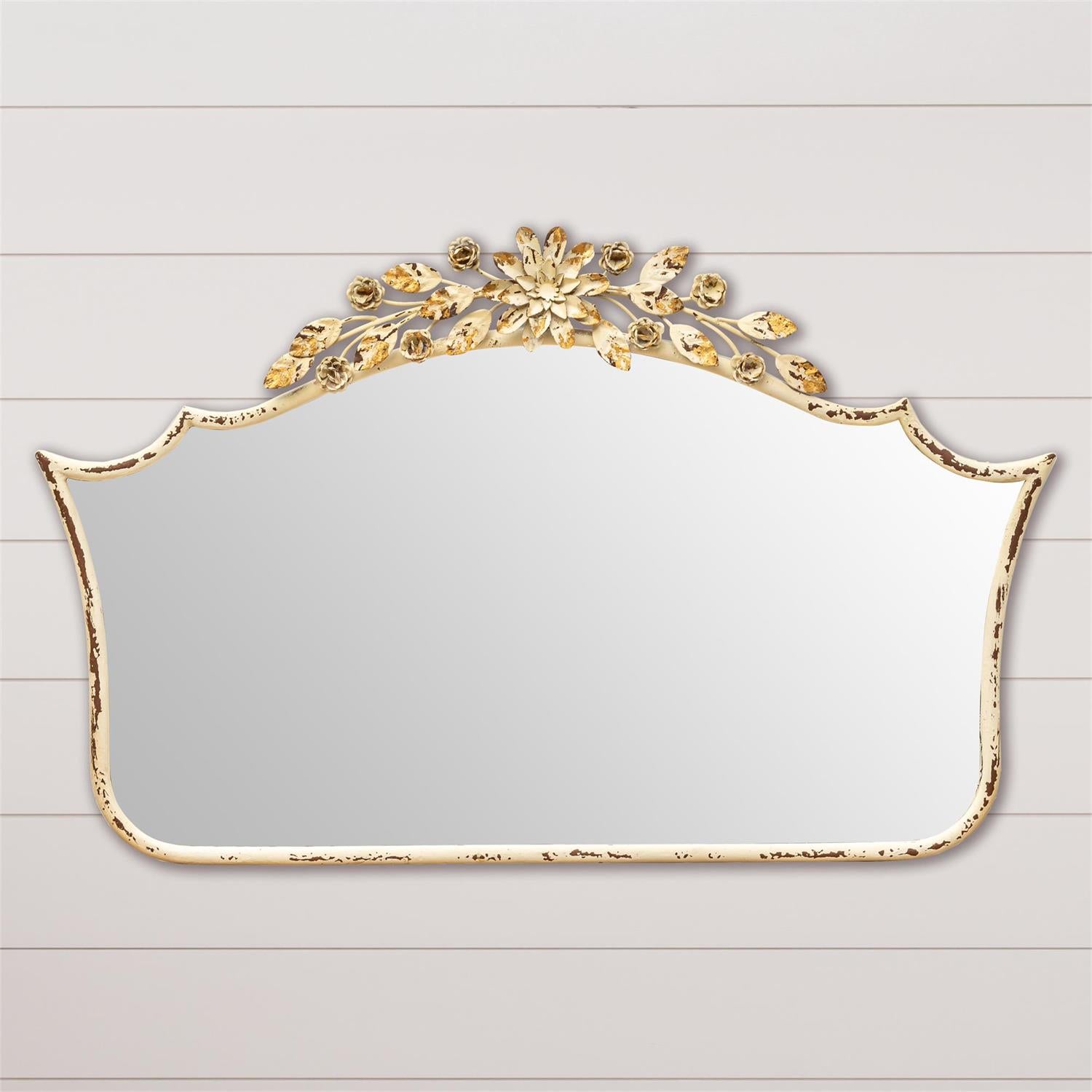 Metal Floral Eleganza Mirror