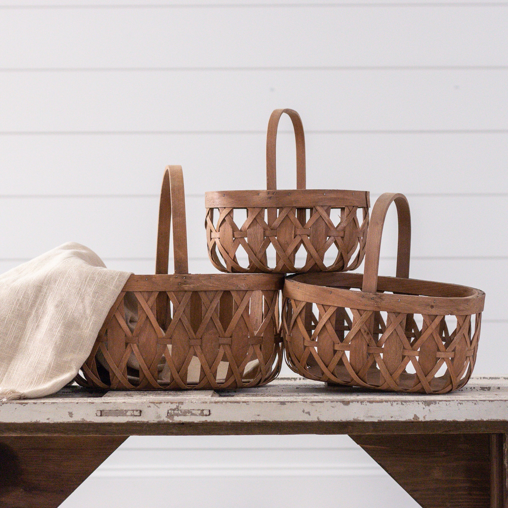 Open Weave Baskets (S/3)