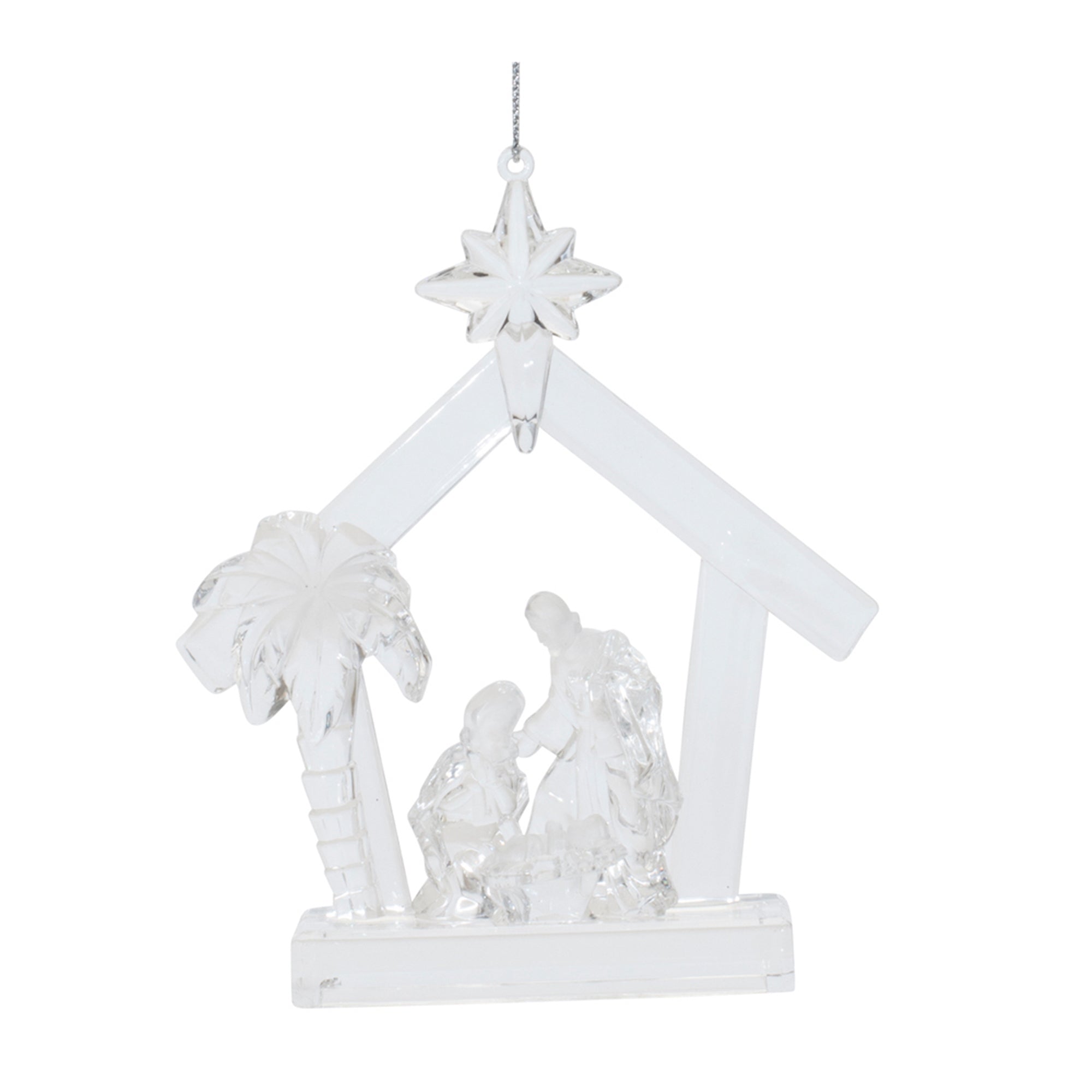 Nativity Ornament 5”H Acrylic