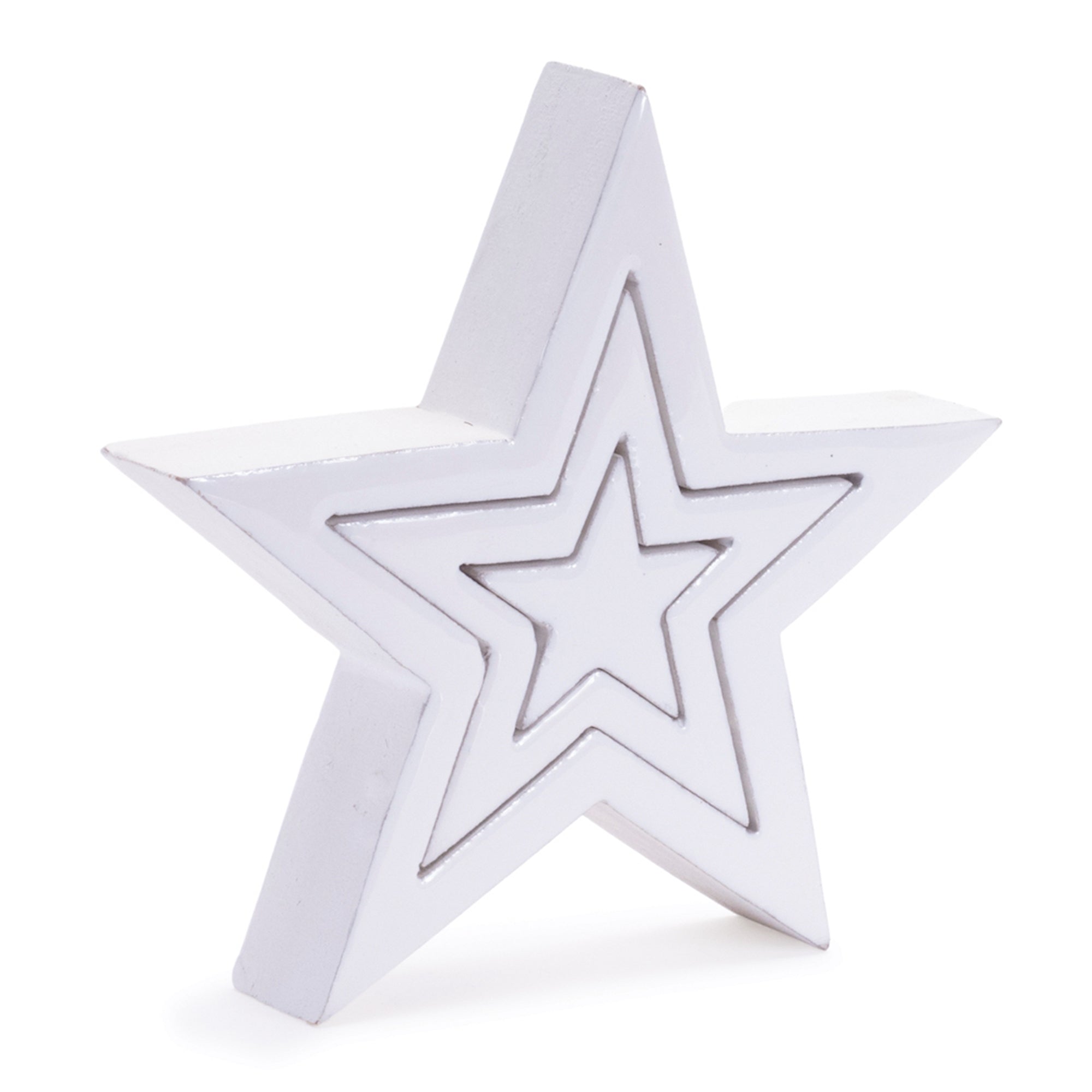 Wood Triple Star Puzzle (Set of 2)