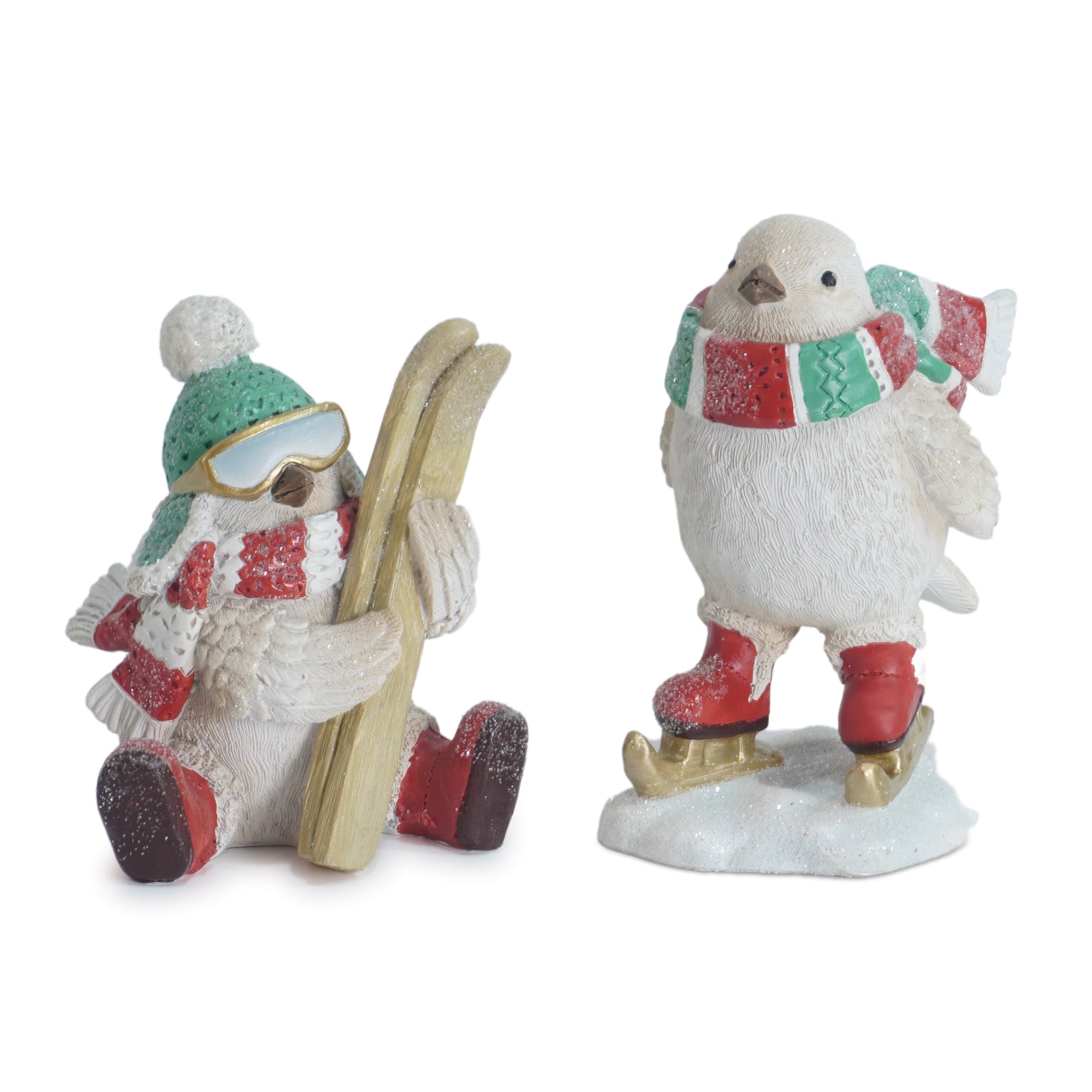 Winter Sport Bird Figurine (Set of 6)