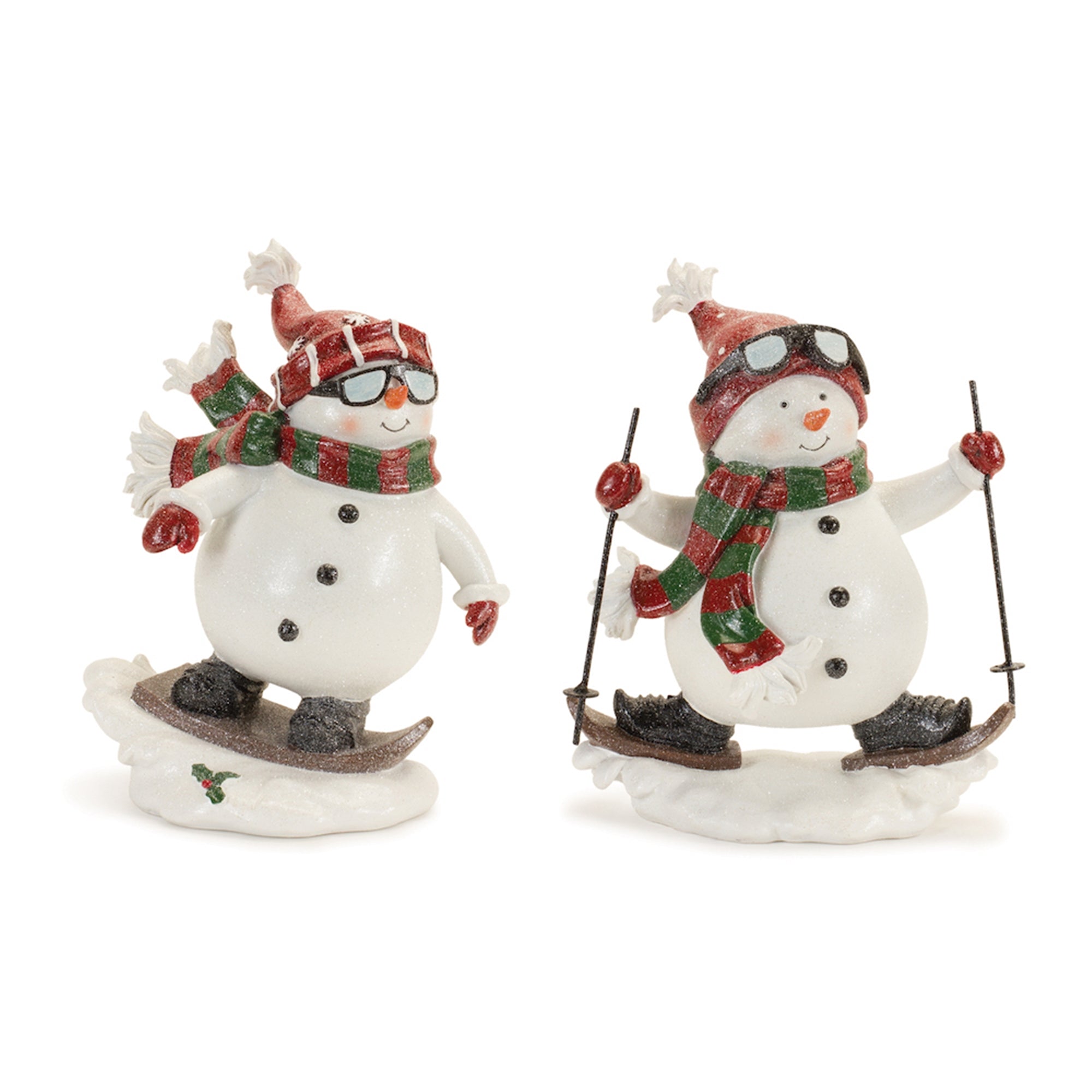 Winter Sport Snowman Figurine (Set of 6)