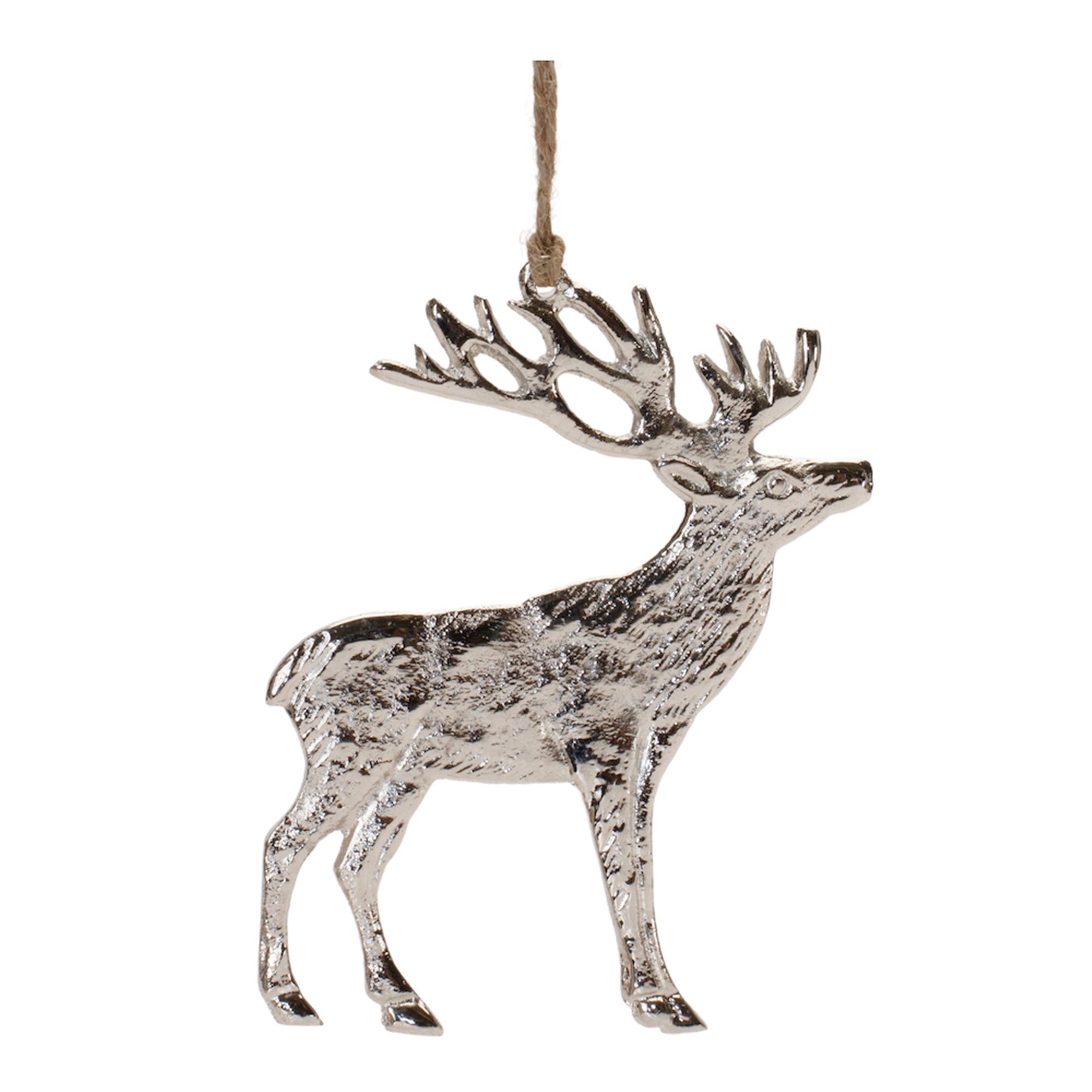 Deer Ornament 5”H Aluminum
