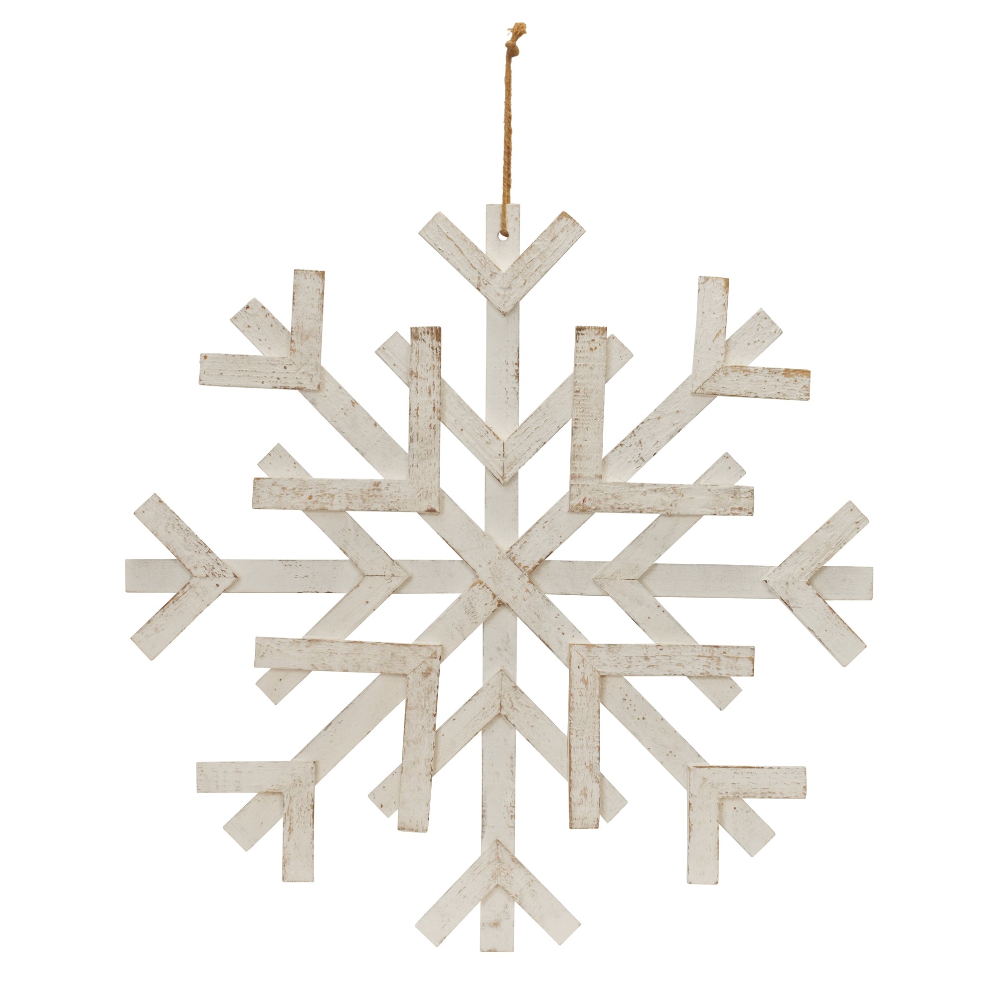 Snowflake 24”D Wood
