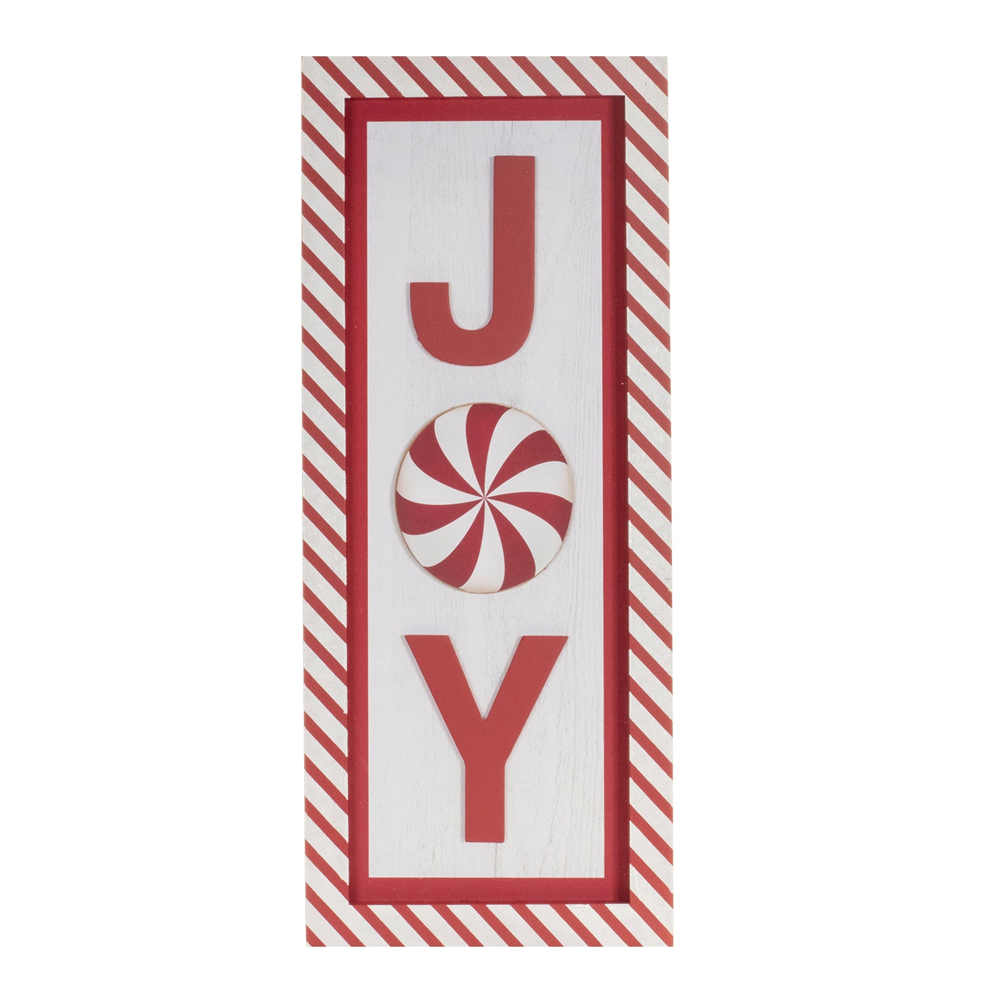 Joy Peppermint Wall Sign 19.5"H