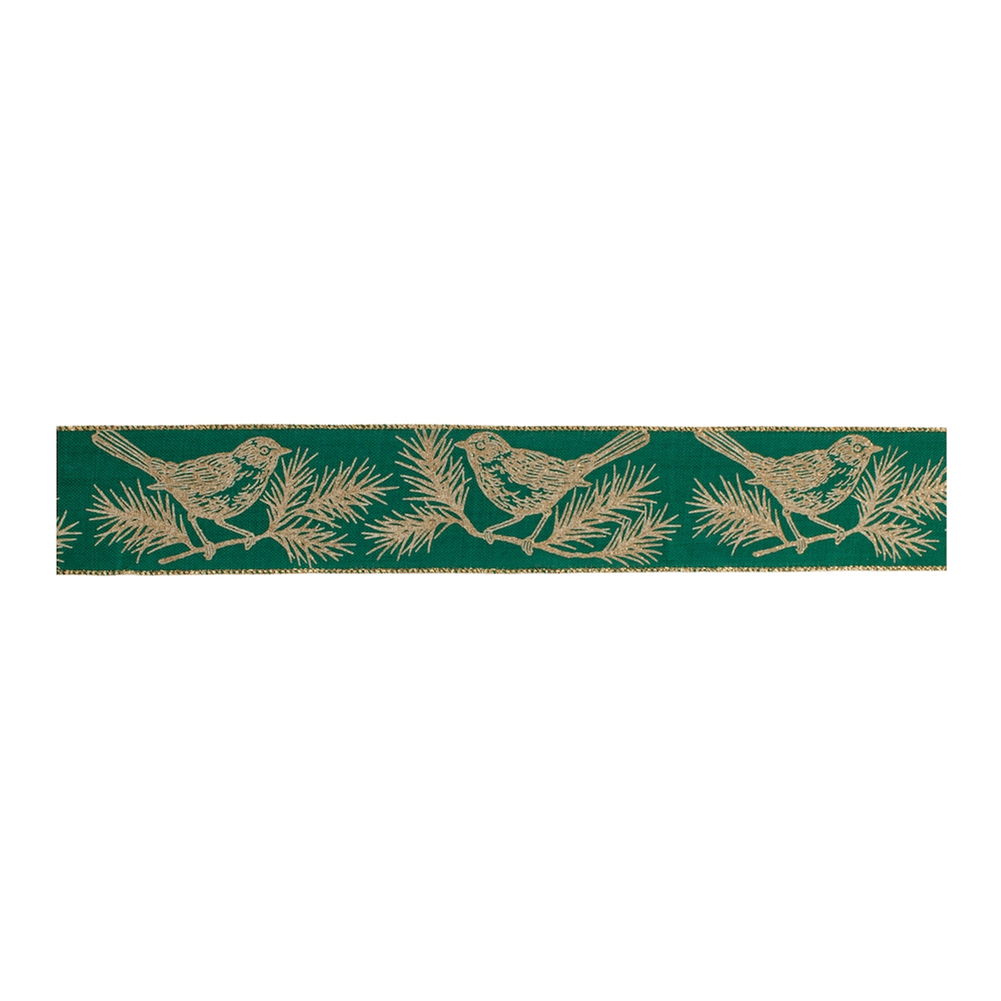 Chickadee Bird Pine Ribbon (Set of 2)