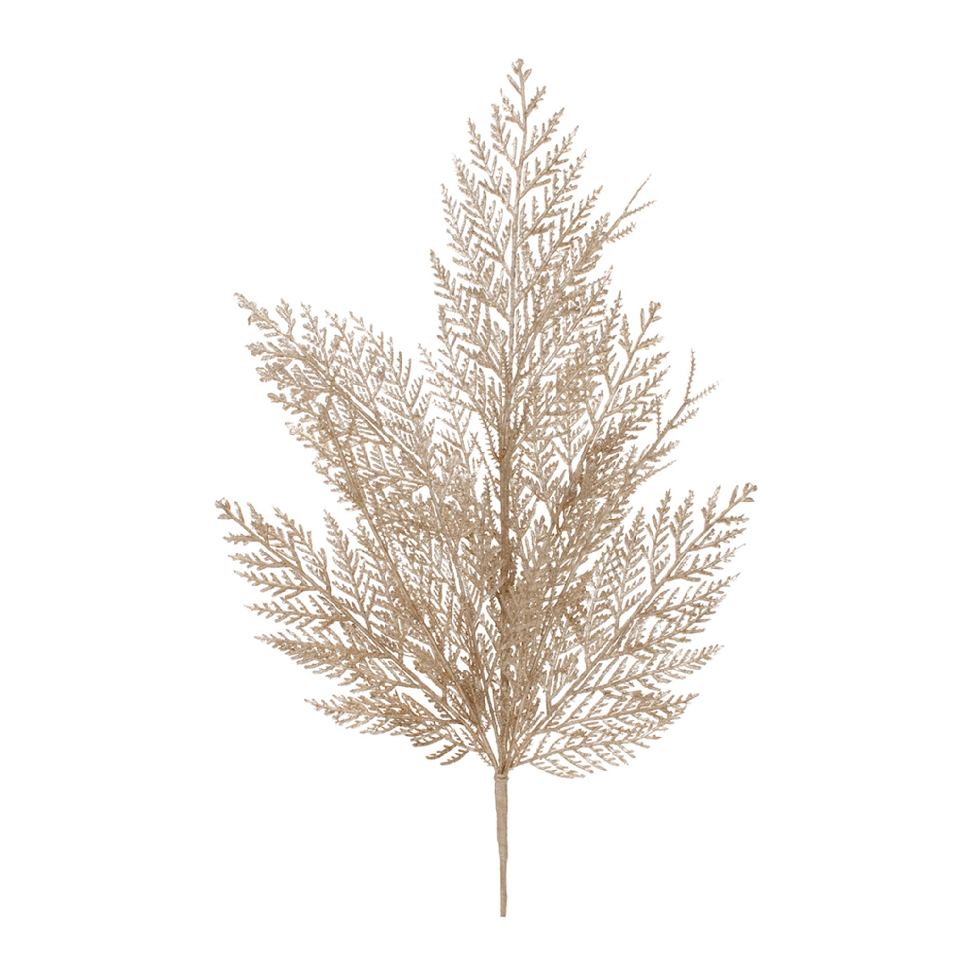 Metallic Gold Cedar Spray (Set of 6)