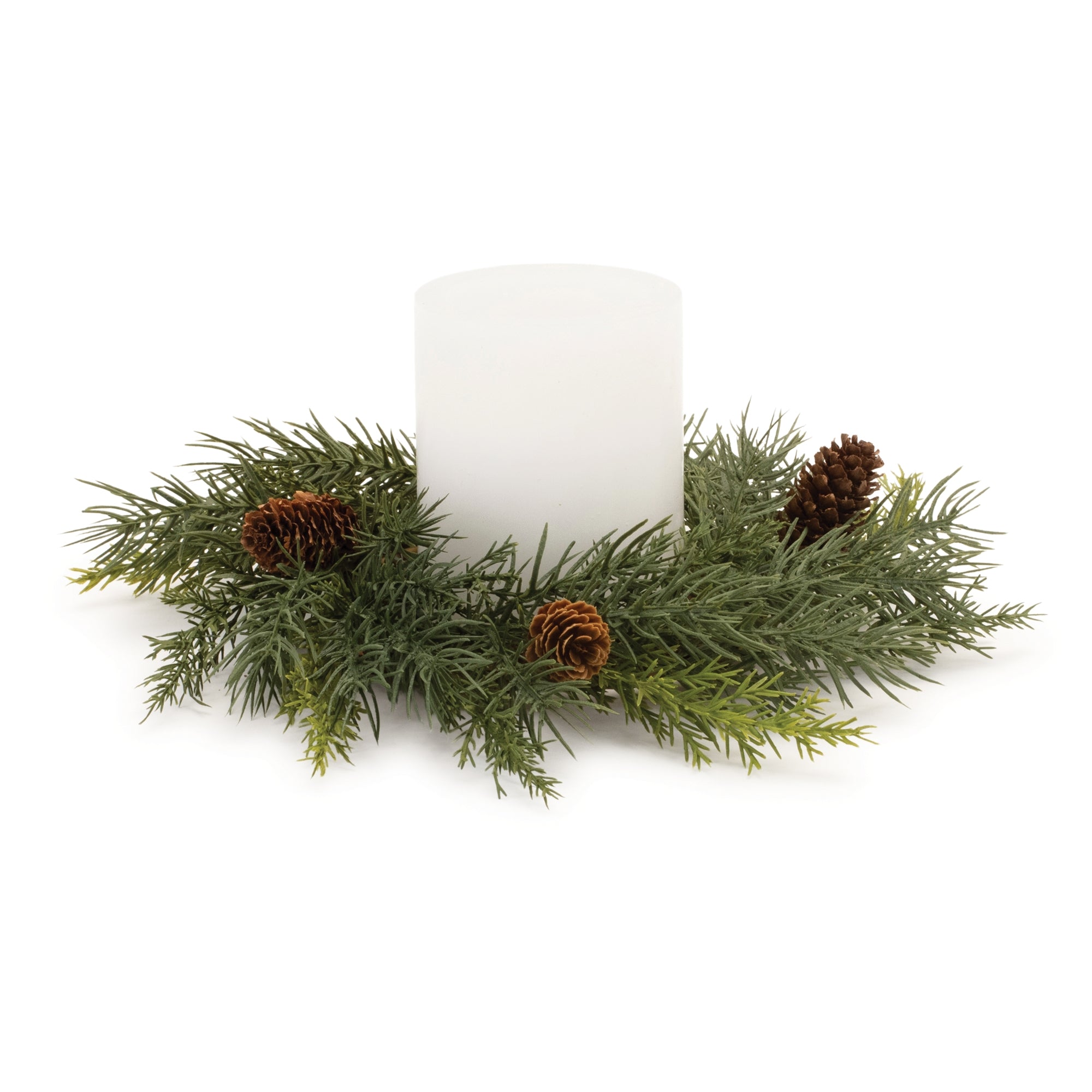 Pine Candle Ring (Set of 2)