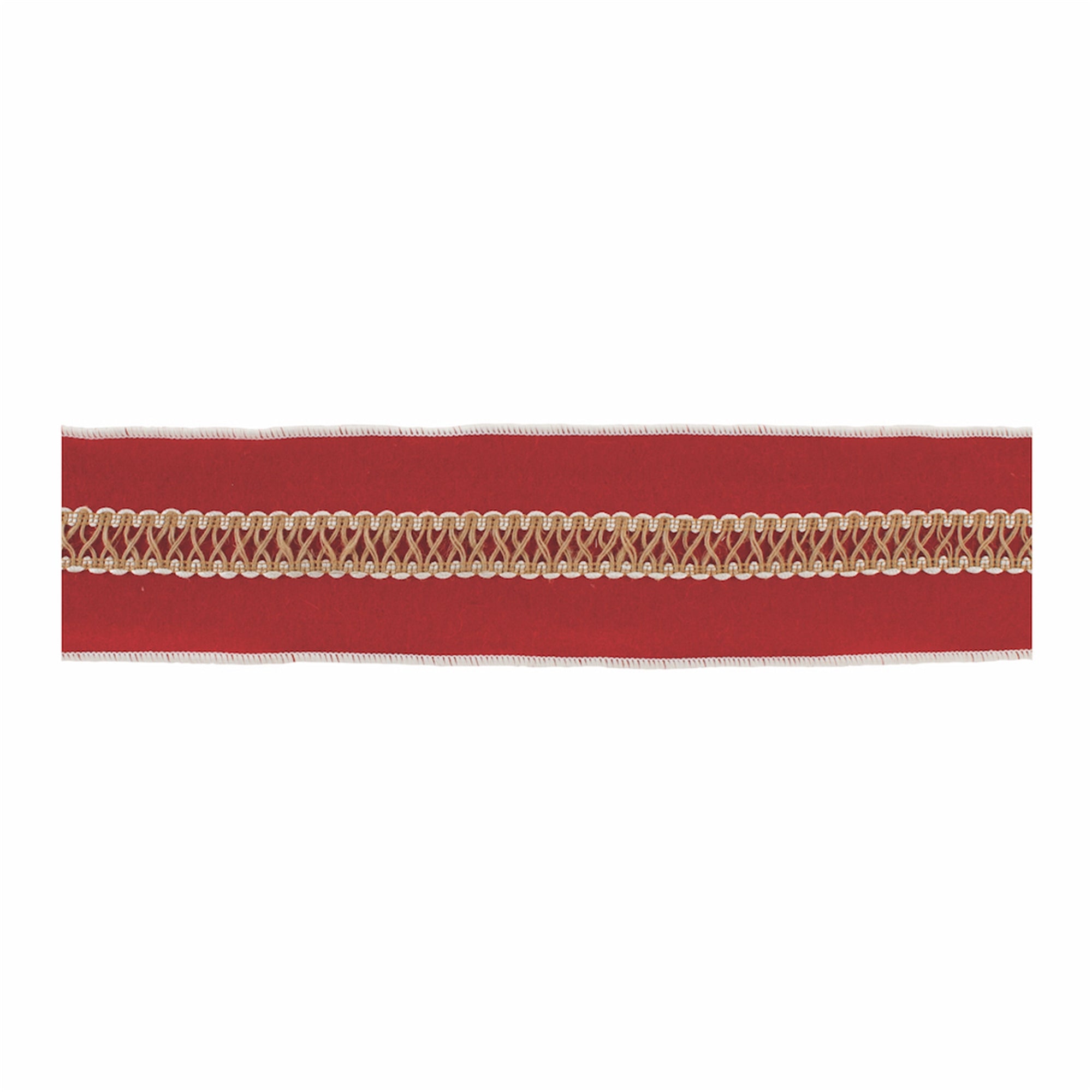 Wool Holiday Ribbon (Set of 2)