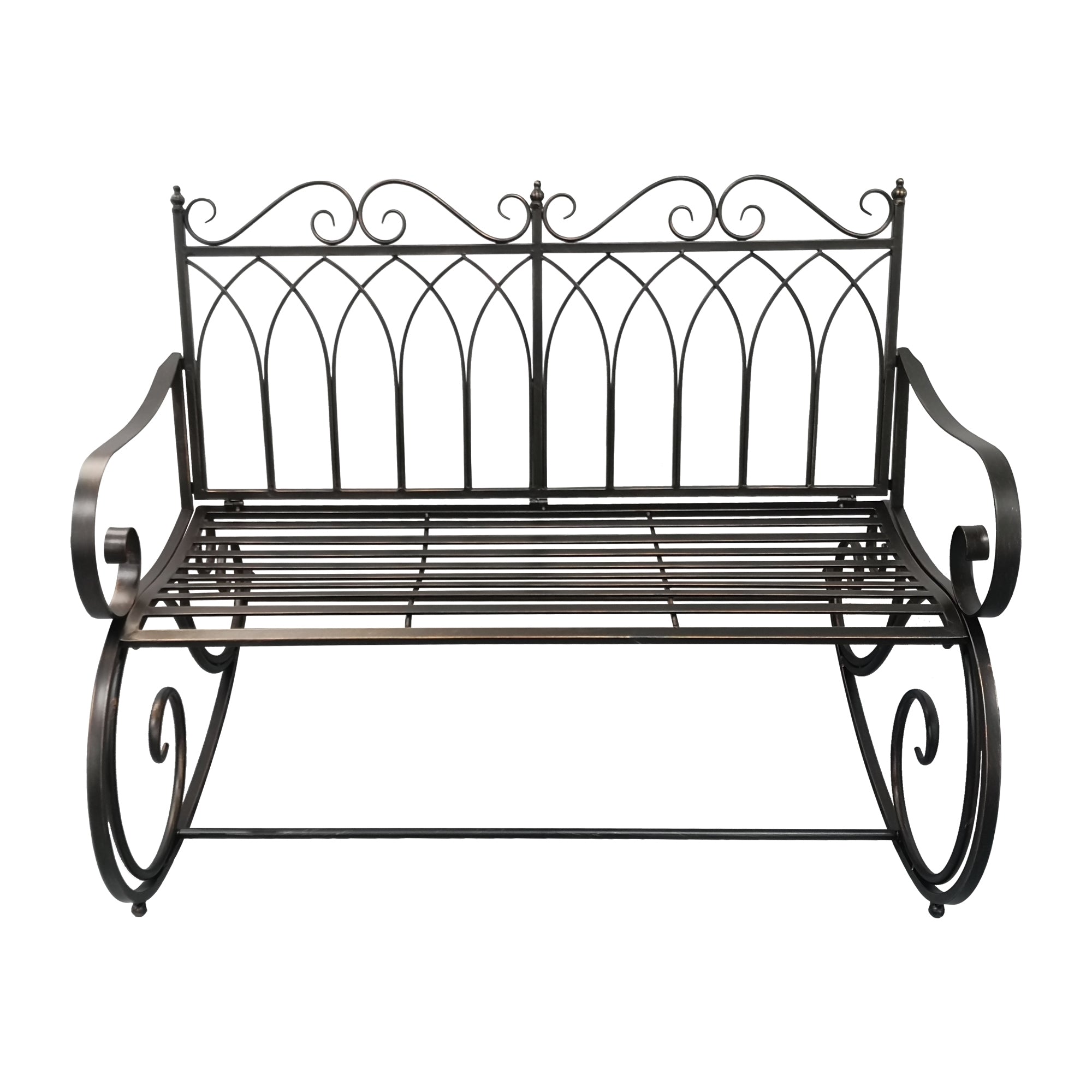 Rocker Bench 36"L x 46"W x 36"H Iron