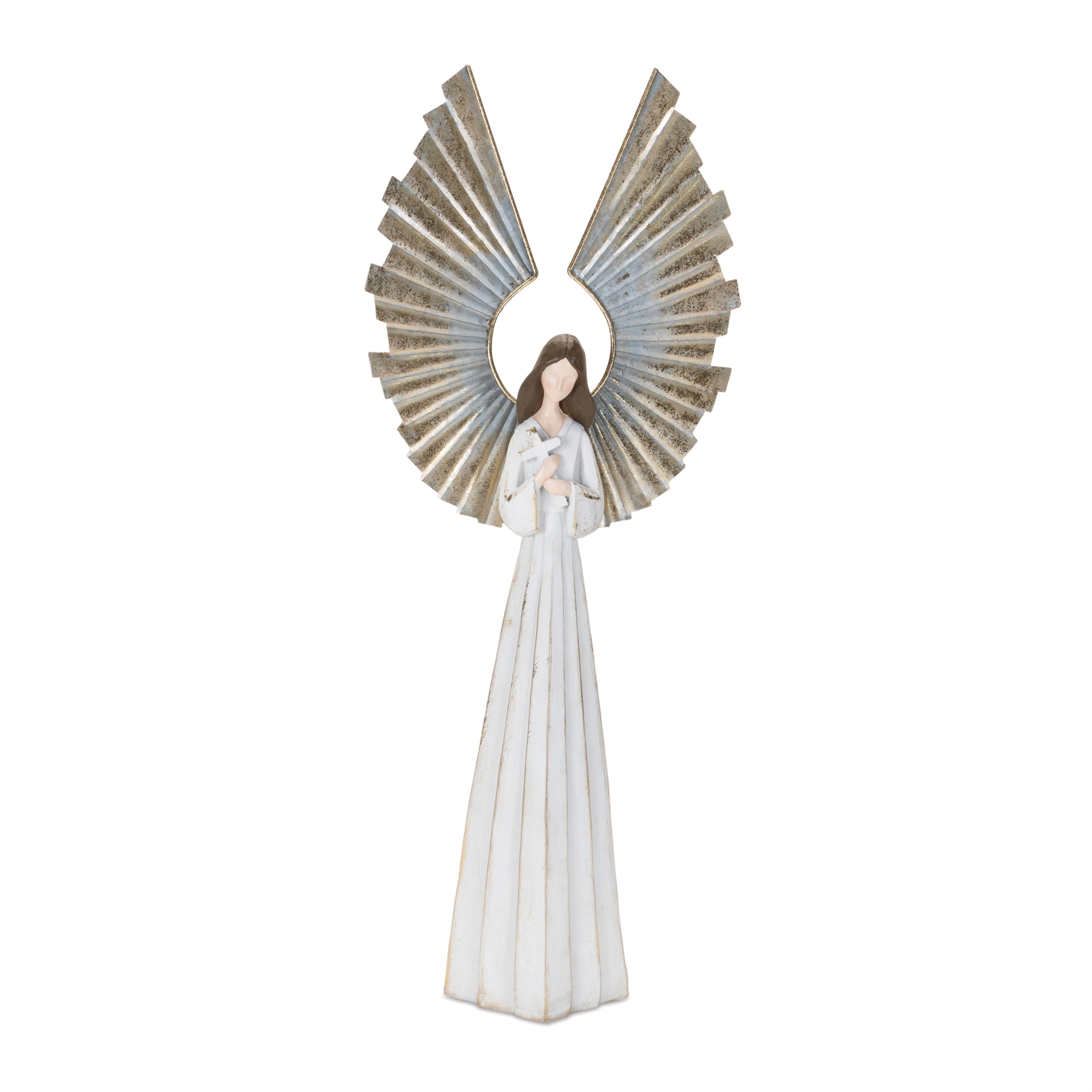 Angel 24.5"H Resin/Metal