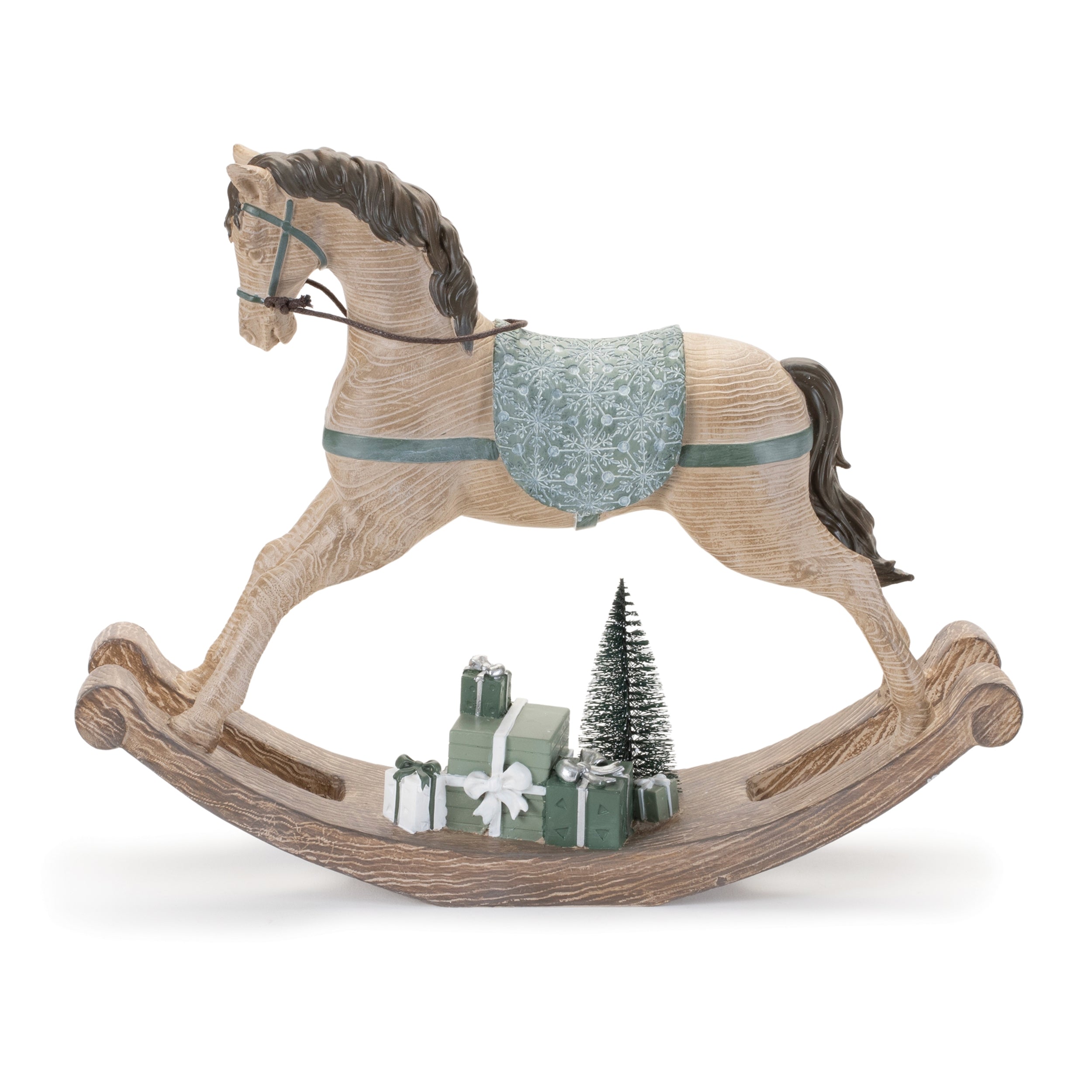 Rocking Horse 14.5"L x 10.5"H Resin