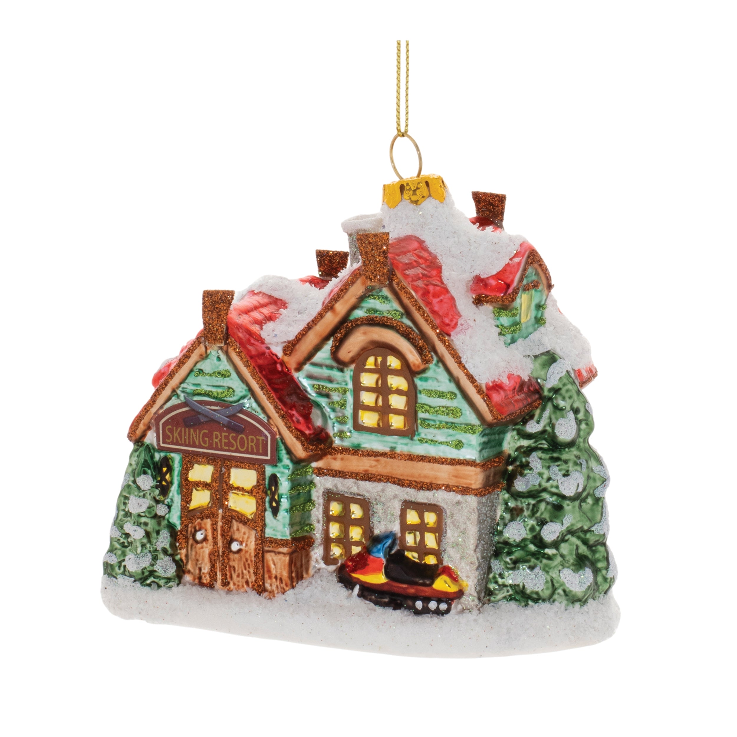 Ski Resort Ornament