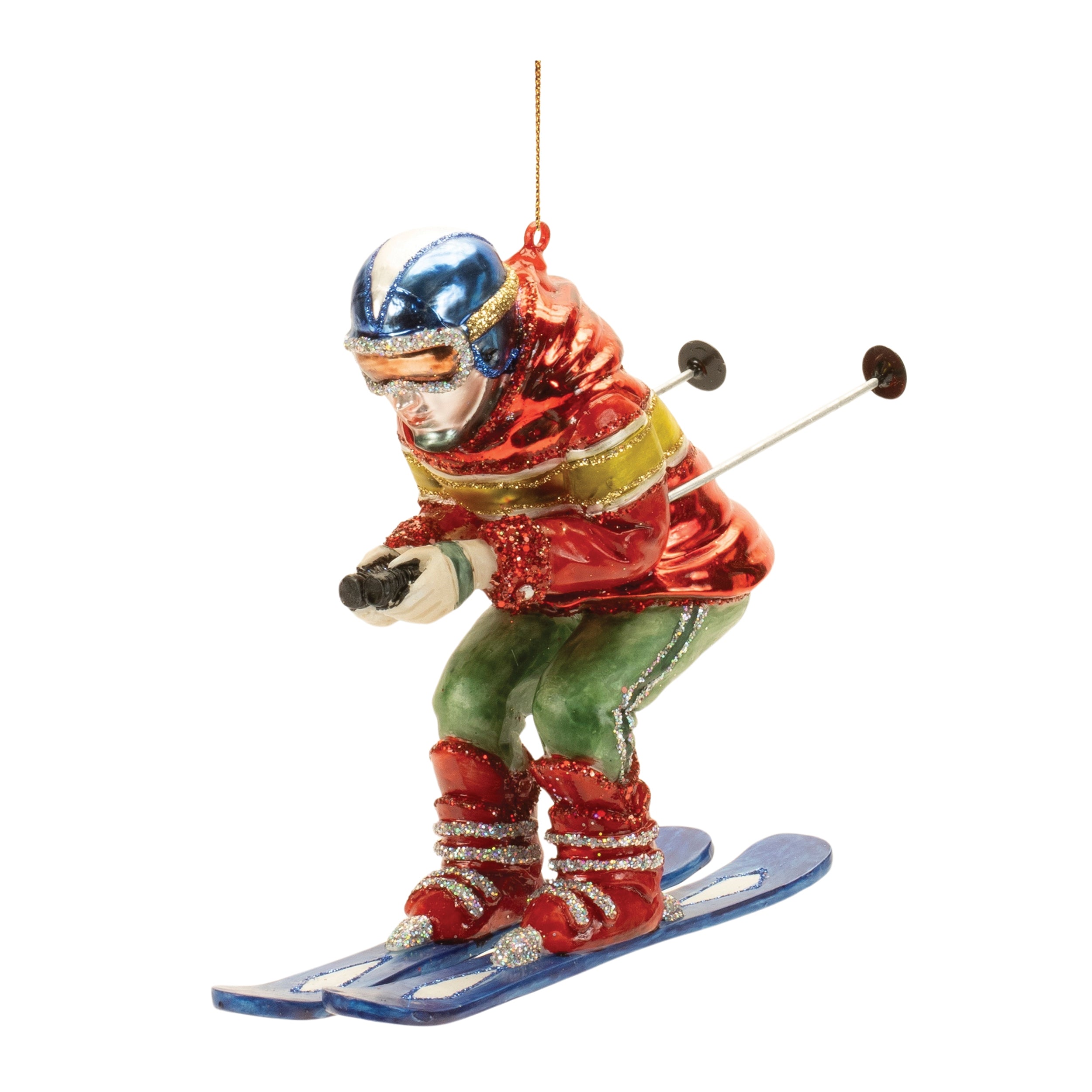 Skier Ornament