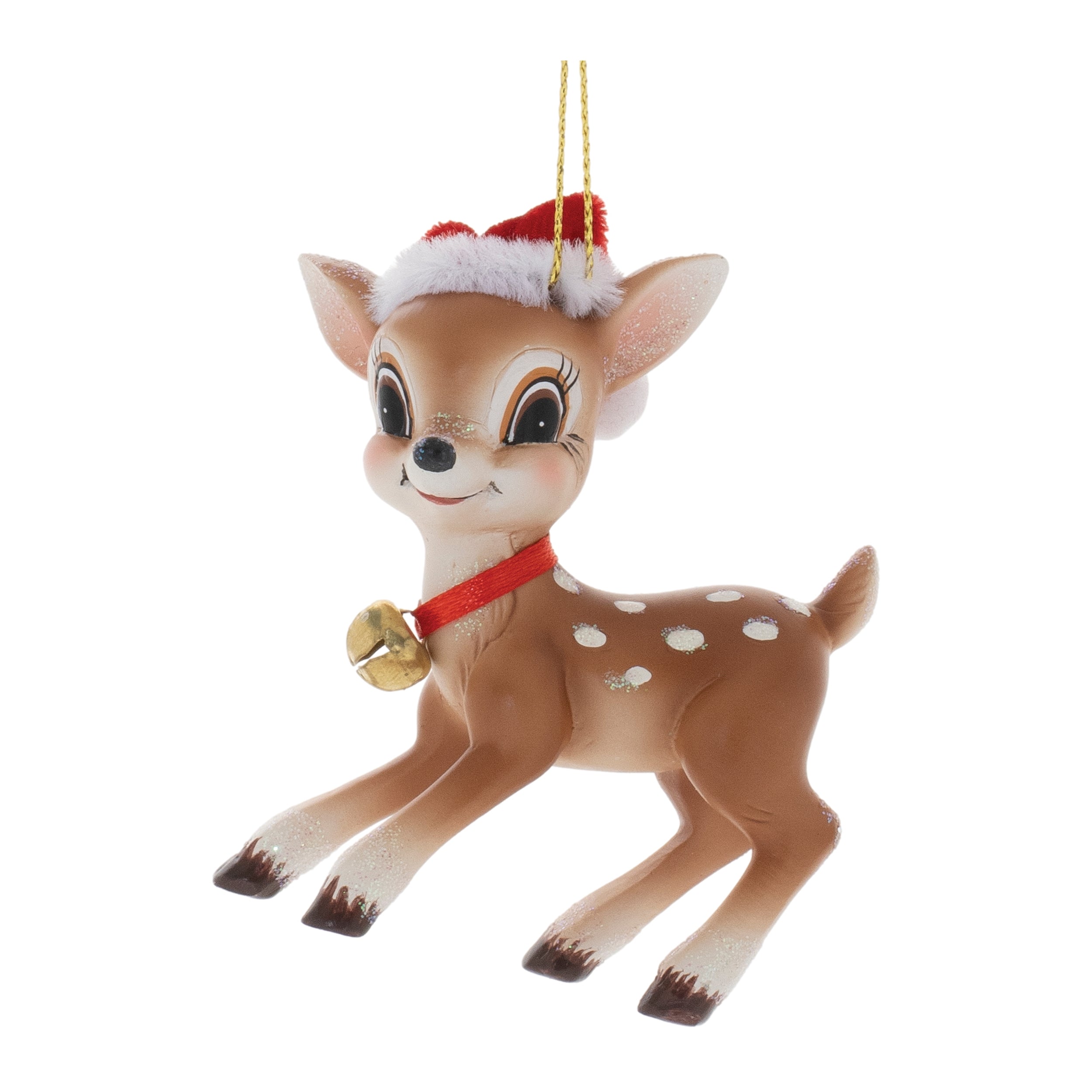 Fawn Ornament (Set of 12) 3"H Resin