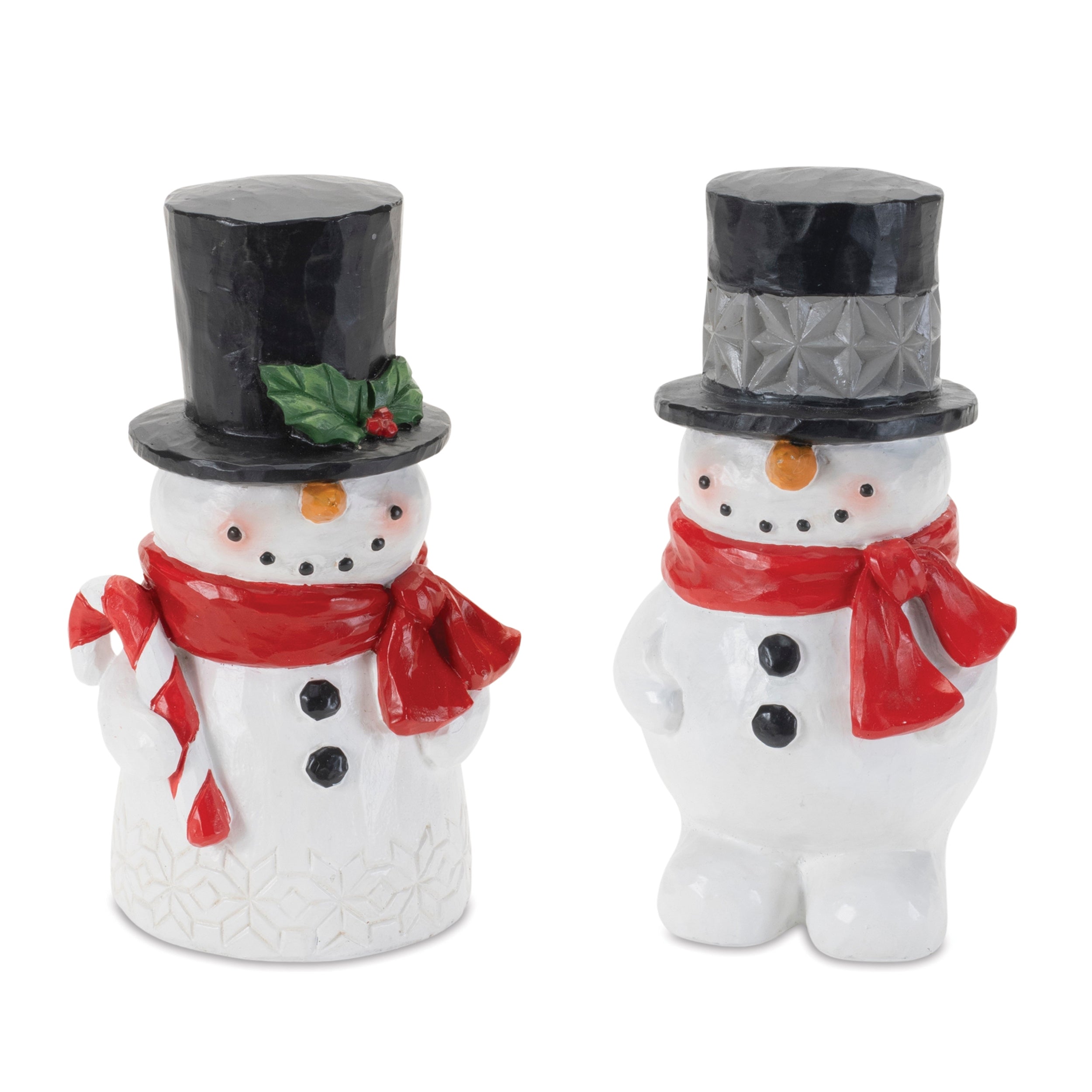 Snowman (Set of 2) 5.5"H Resin