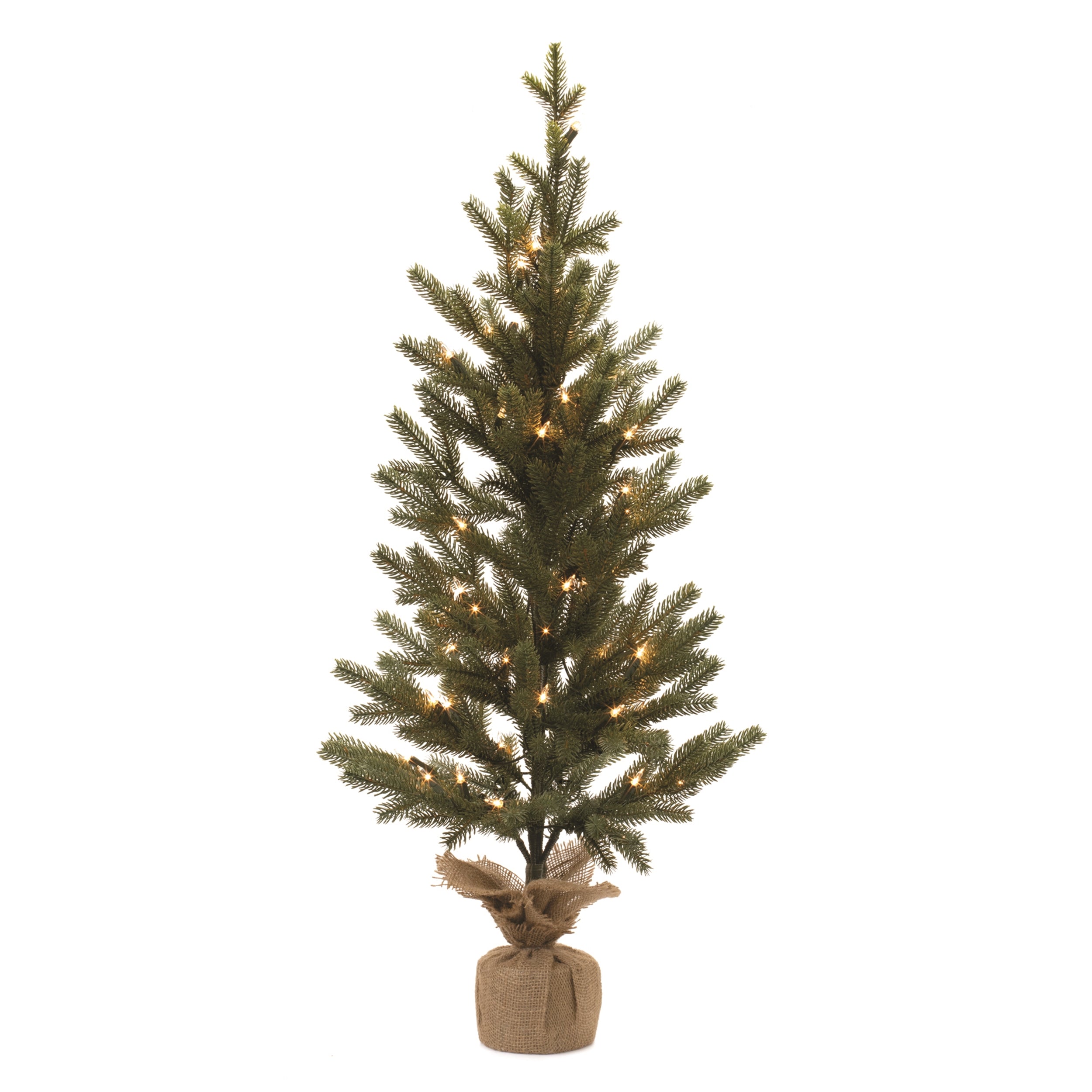 Mini Tree w/50 Lights 36”H PVC/Metal UL Plug