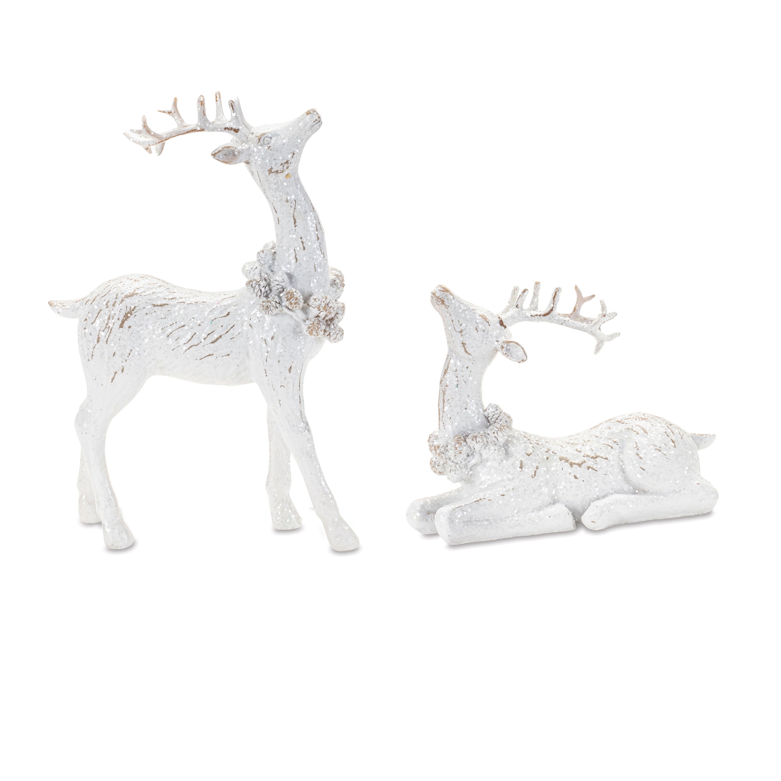 Deer (Set of 4) 3.25"H, 7"H Resin