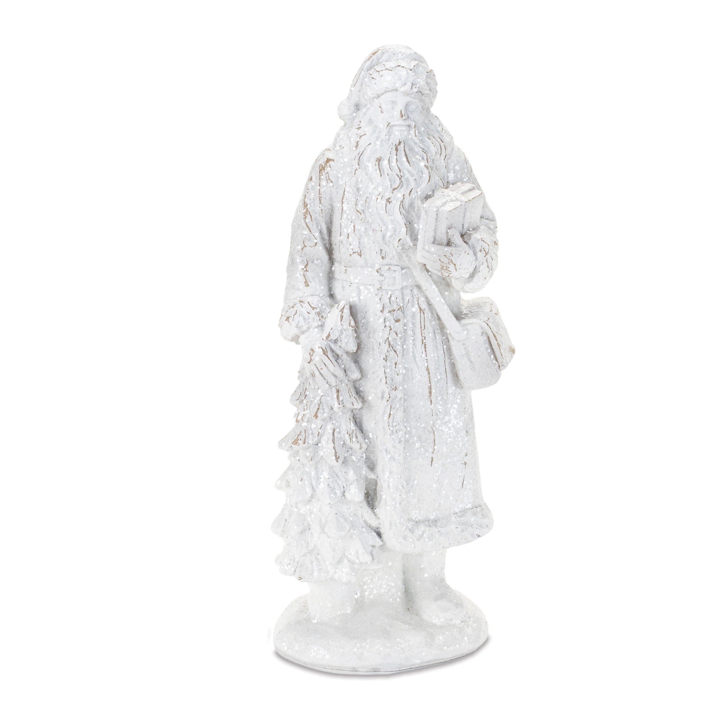 Santa (Set of 2) 9"H Resin