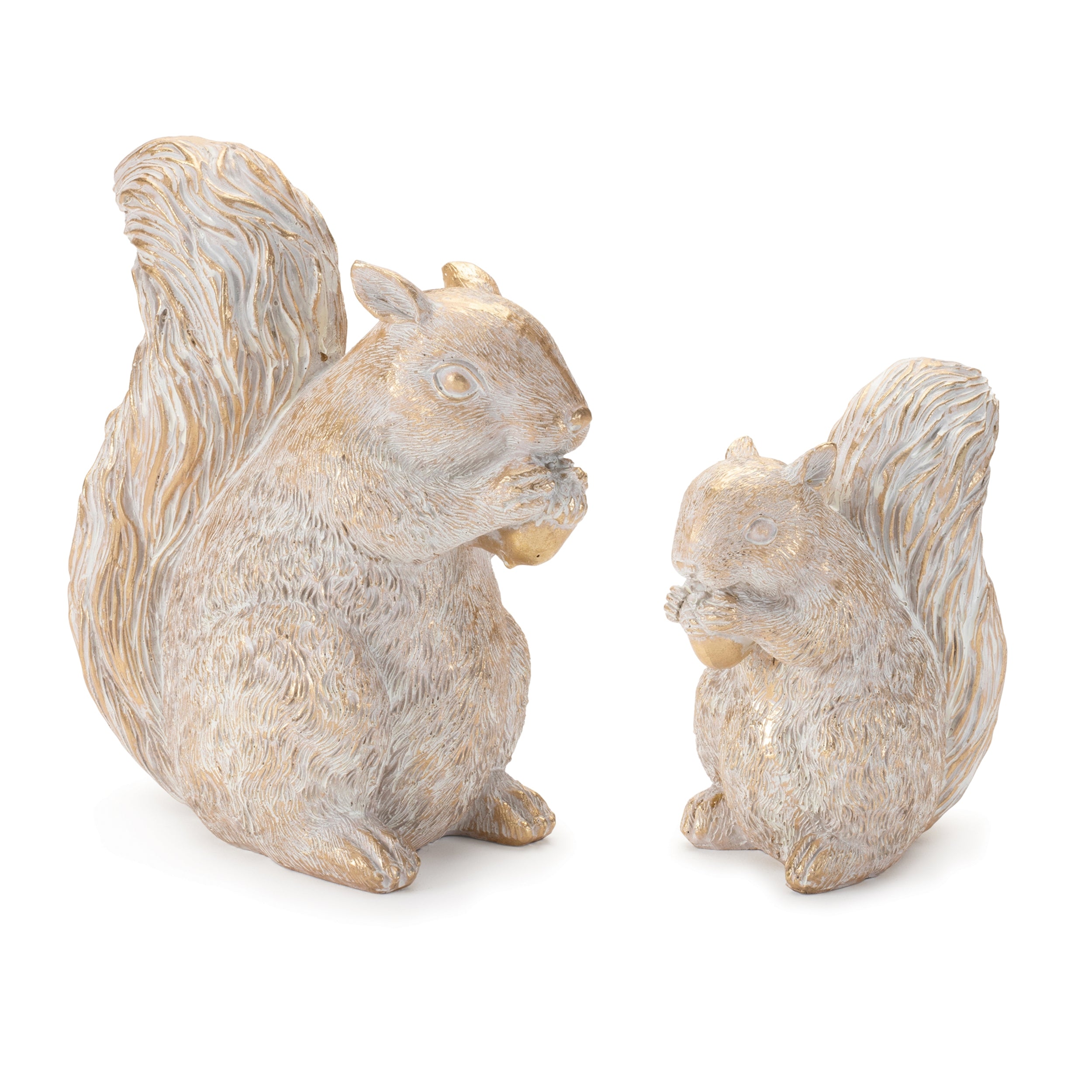 Squirrel (Set of 2) 6"H, 8.5"H Resin
