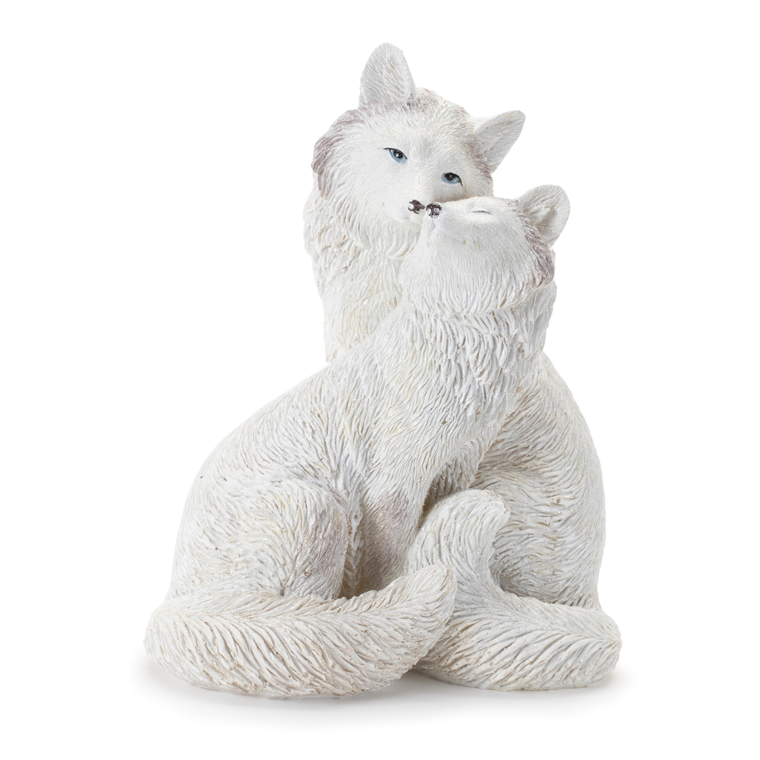 Fox Couple (Set of 2) 8"H Resin