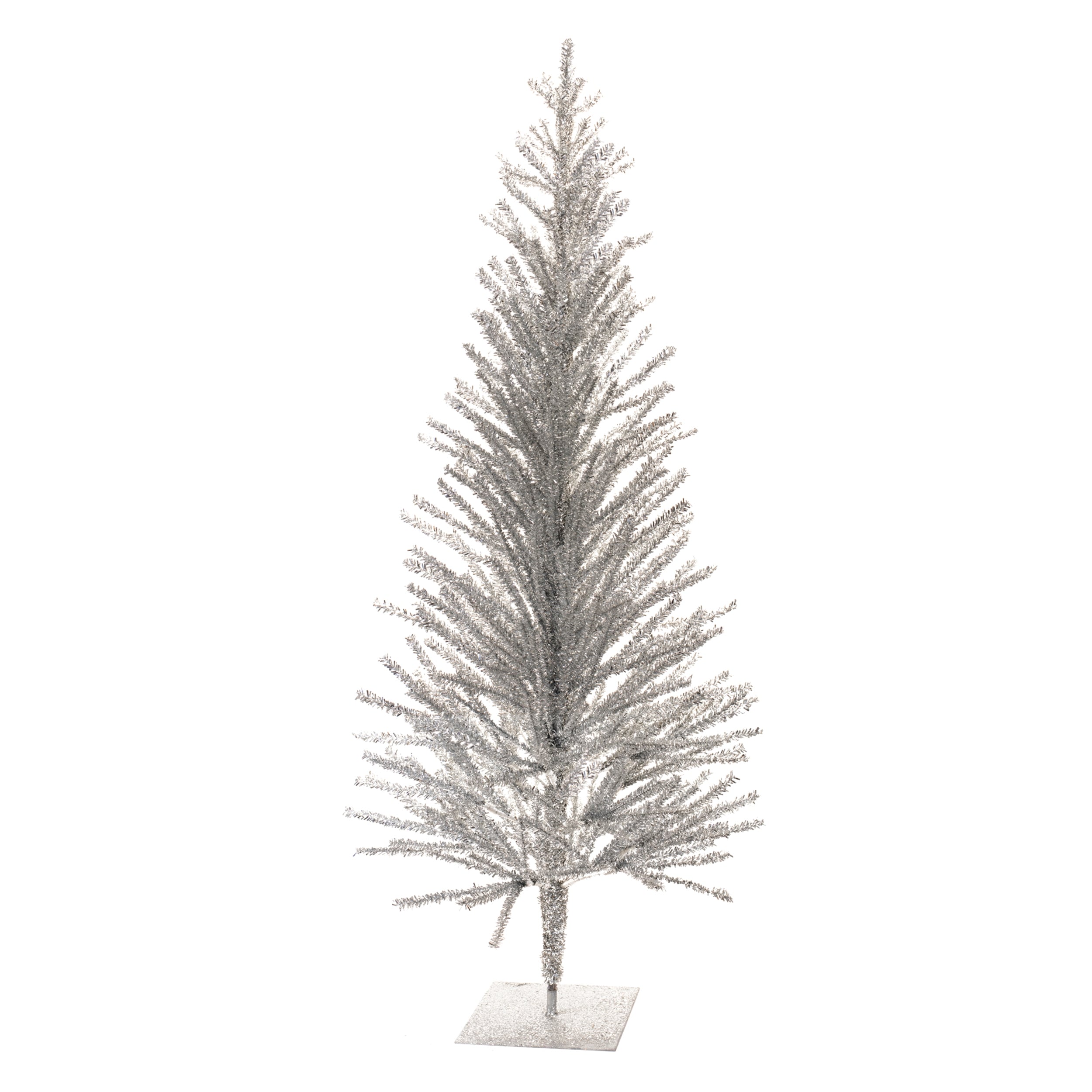 Tinsel Tree 48”H PE/Metal