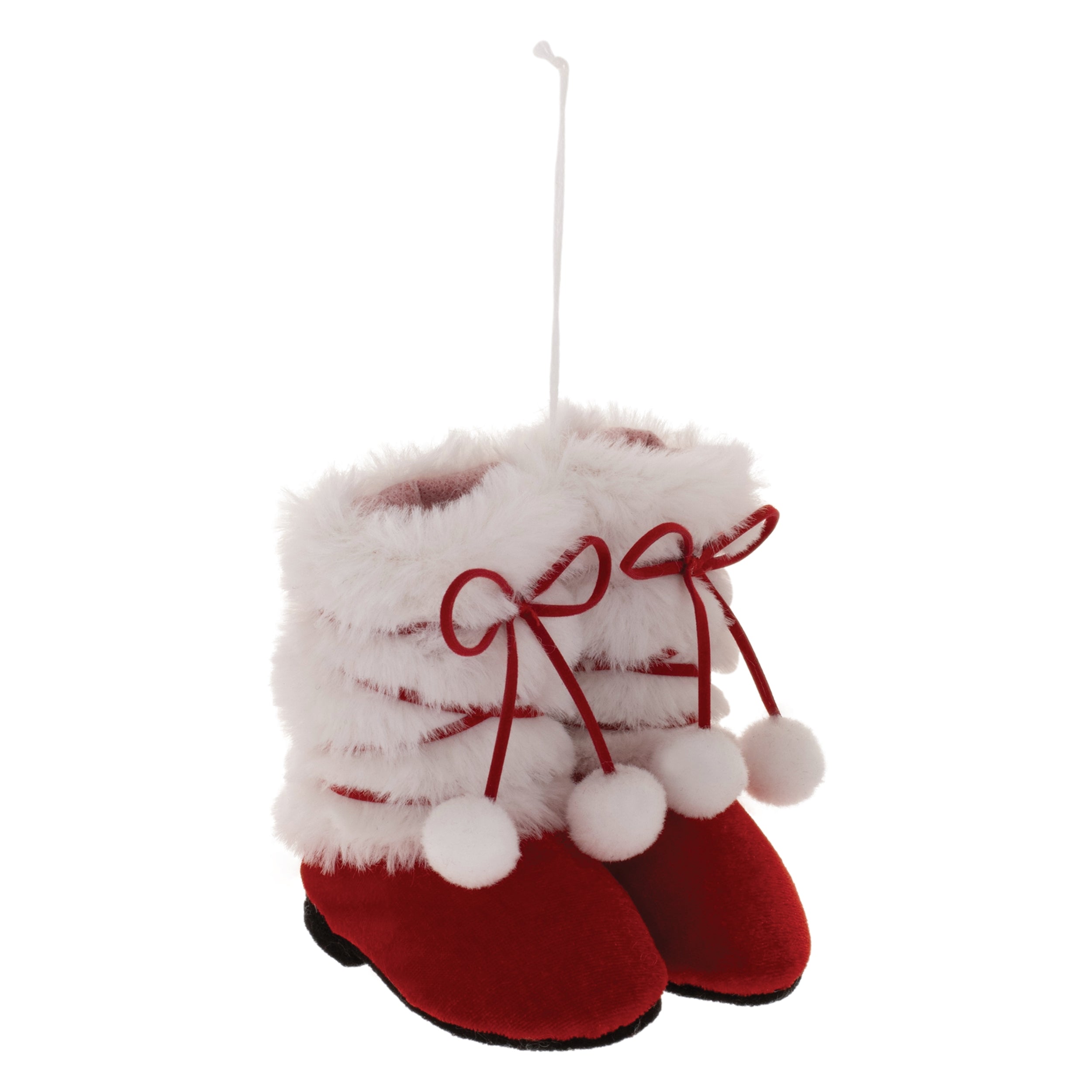 Snow Shoe Ornament 4”H Polyester