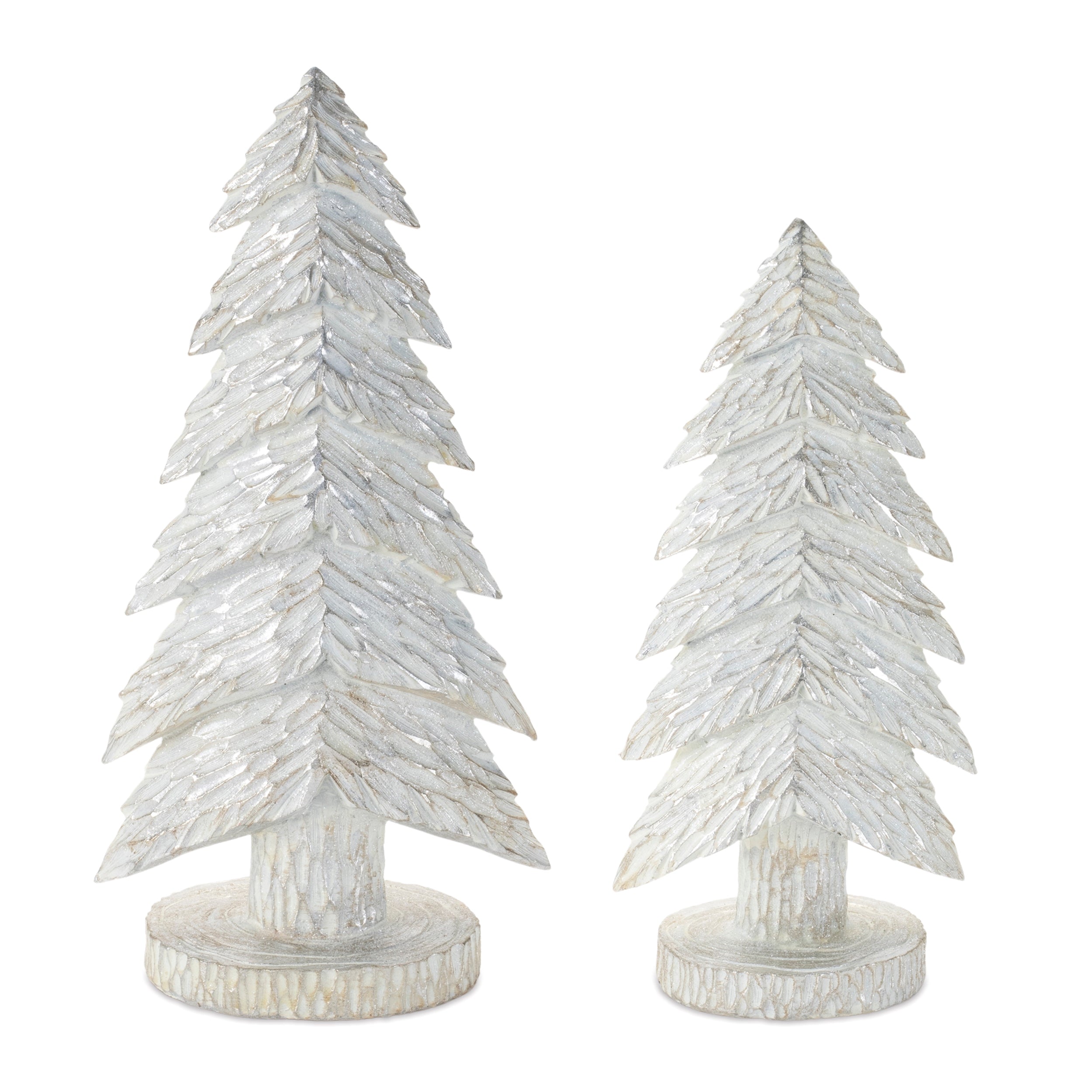 Tree (Set of 2) 9"H, 11"H Resin