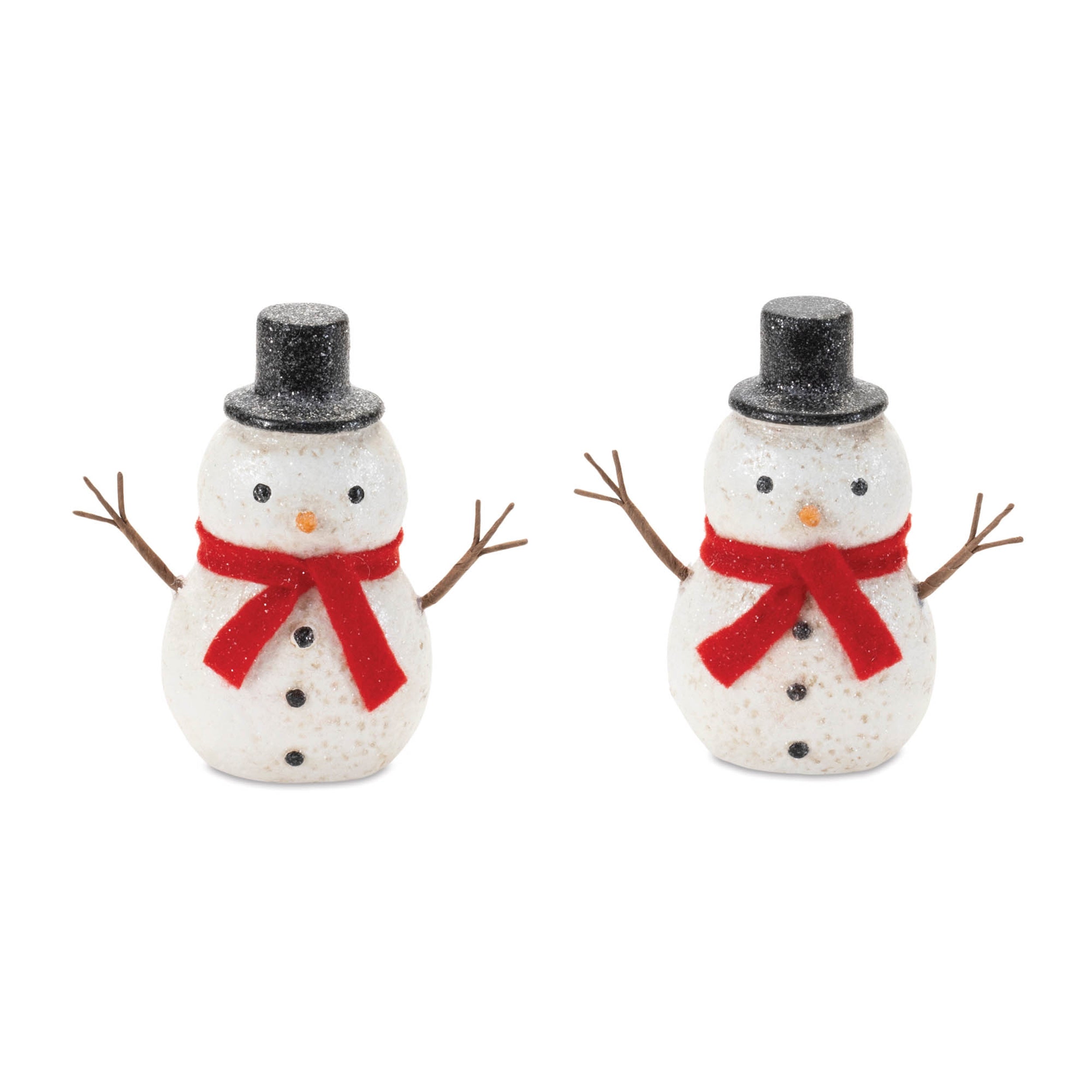 Snowman (Set of 6) 4.5"H Paper Pulp