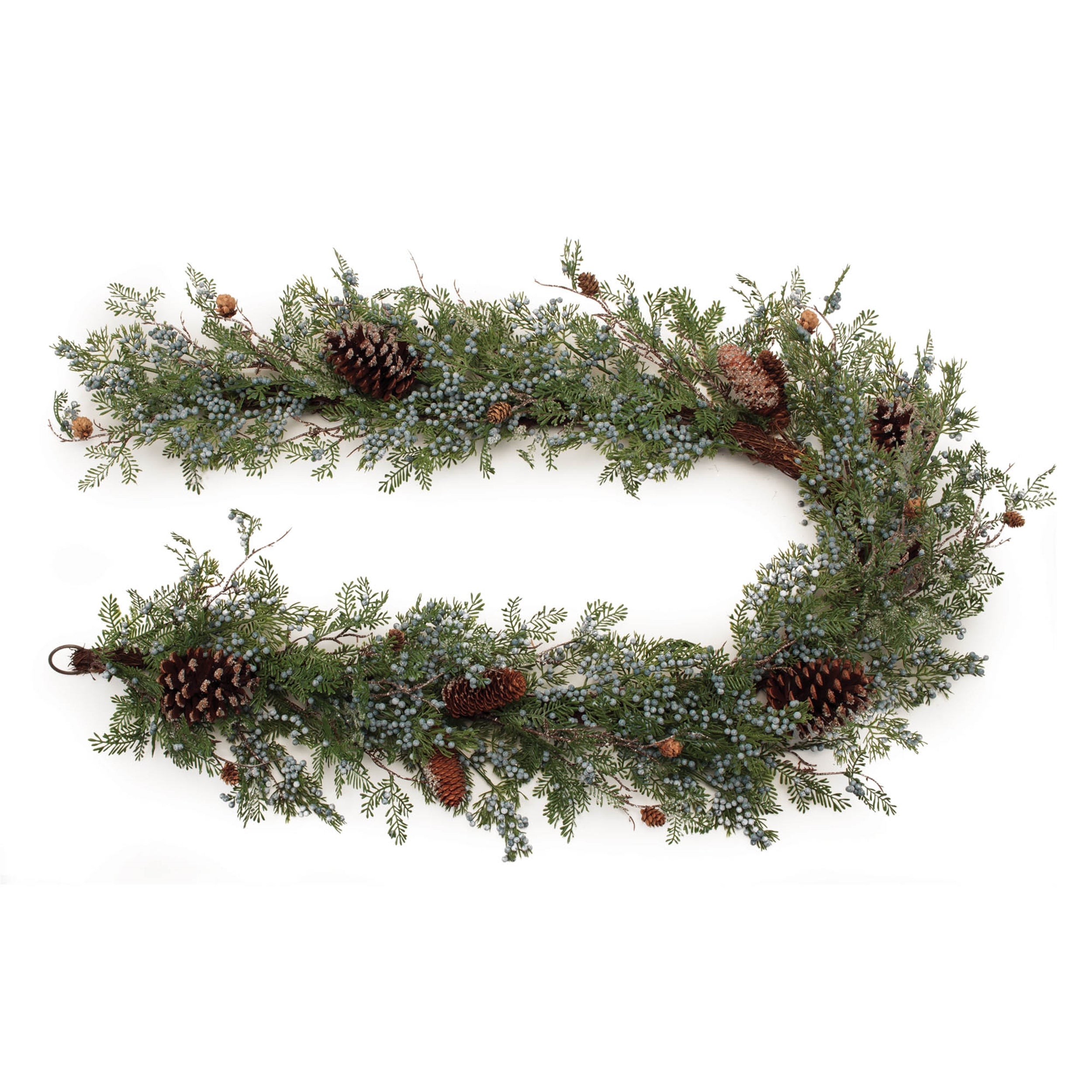 Mixed Juniper Garland 6'L Plastic