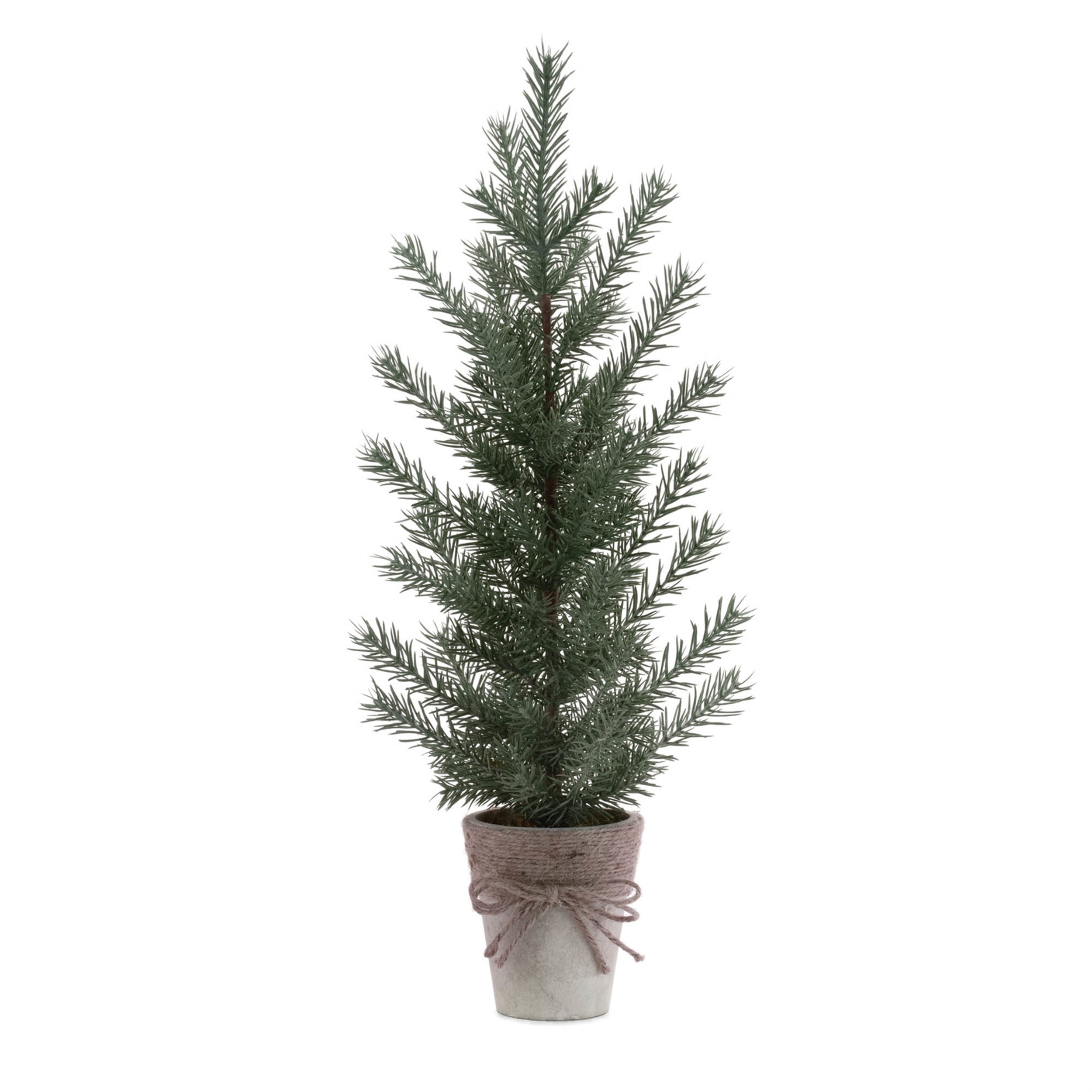 Potted Mini Tree (Set of 2) 23.5"H PVC/Plastic