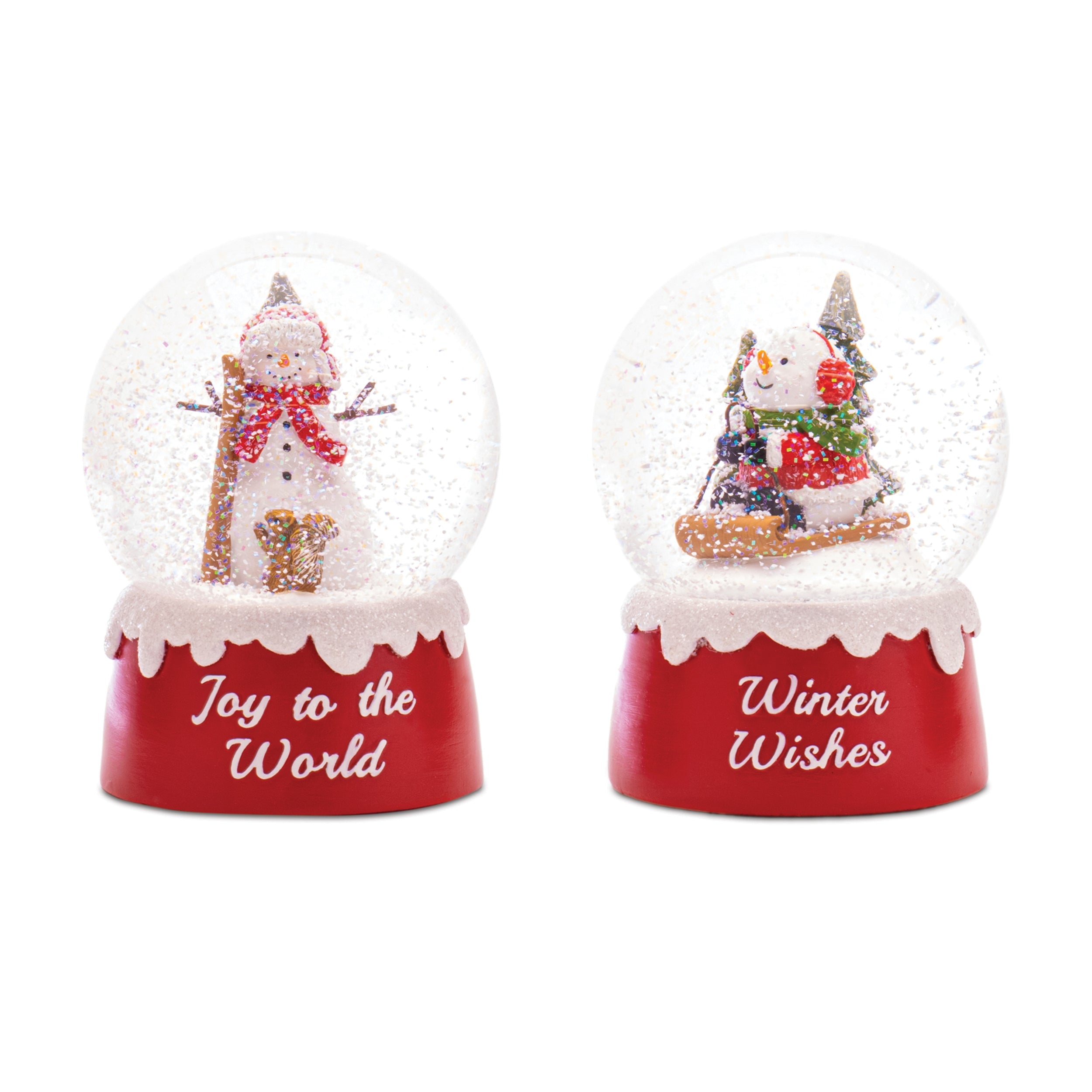 Snow Globe w/Snowman (S/2)