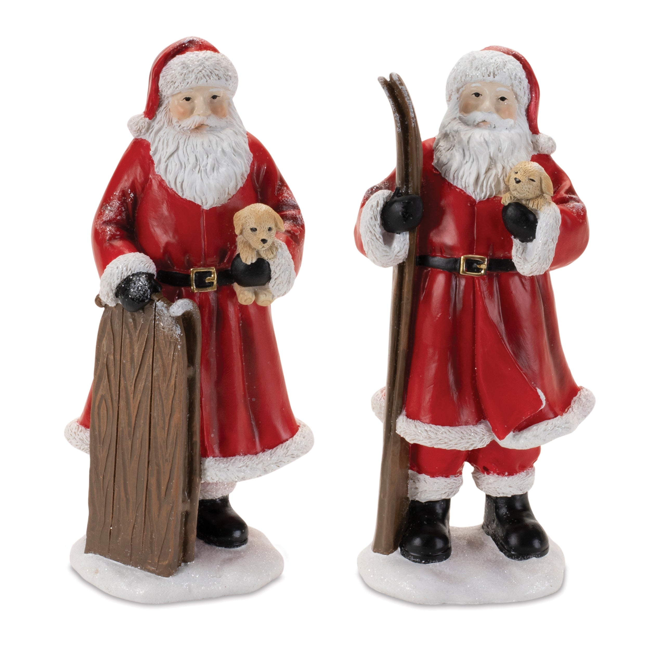 Santa (2 Asst) 7.5”H Resin