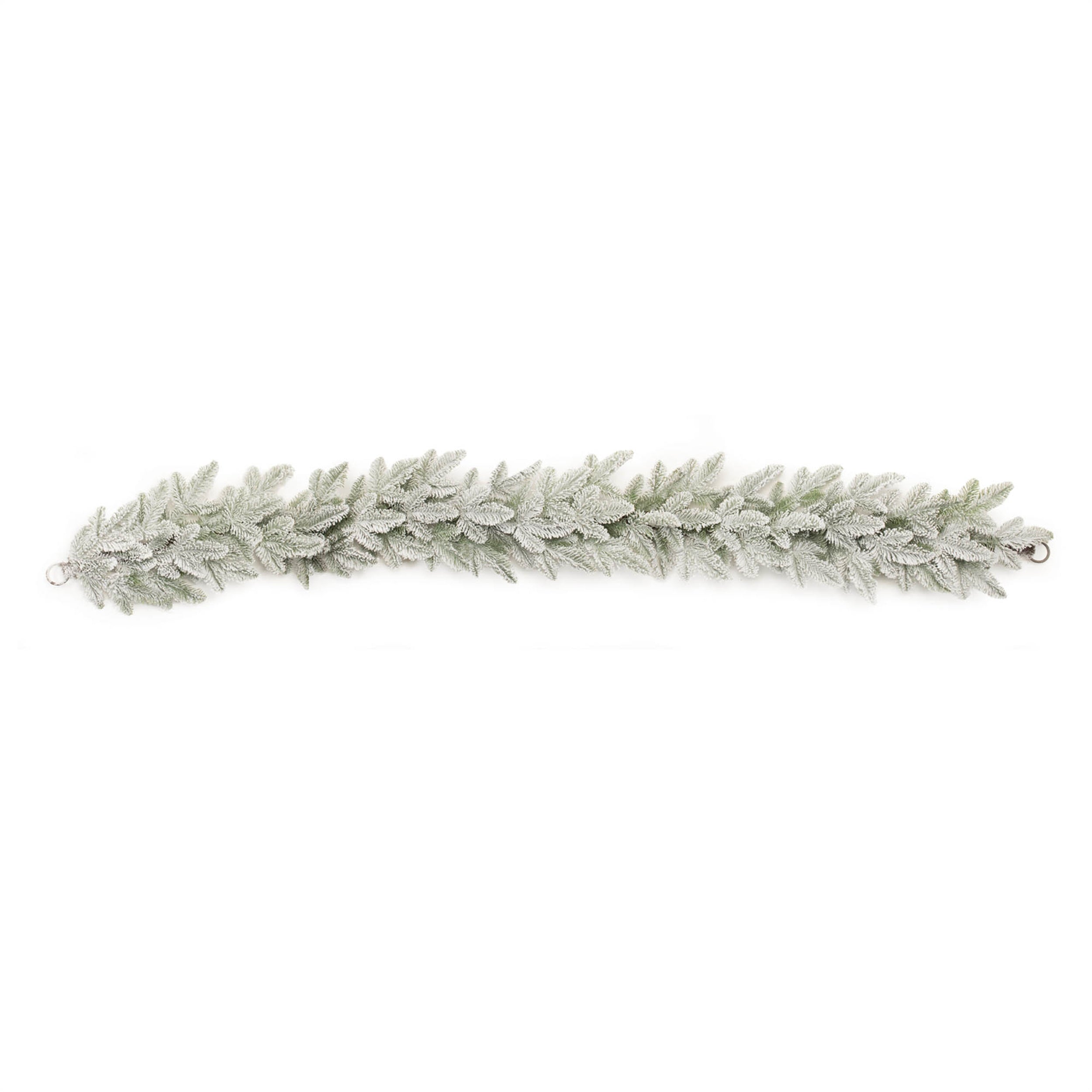 Flocked Pine Garland 72"L Plastic