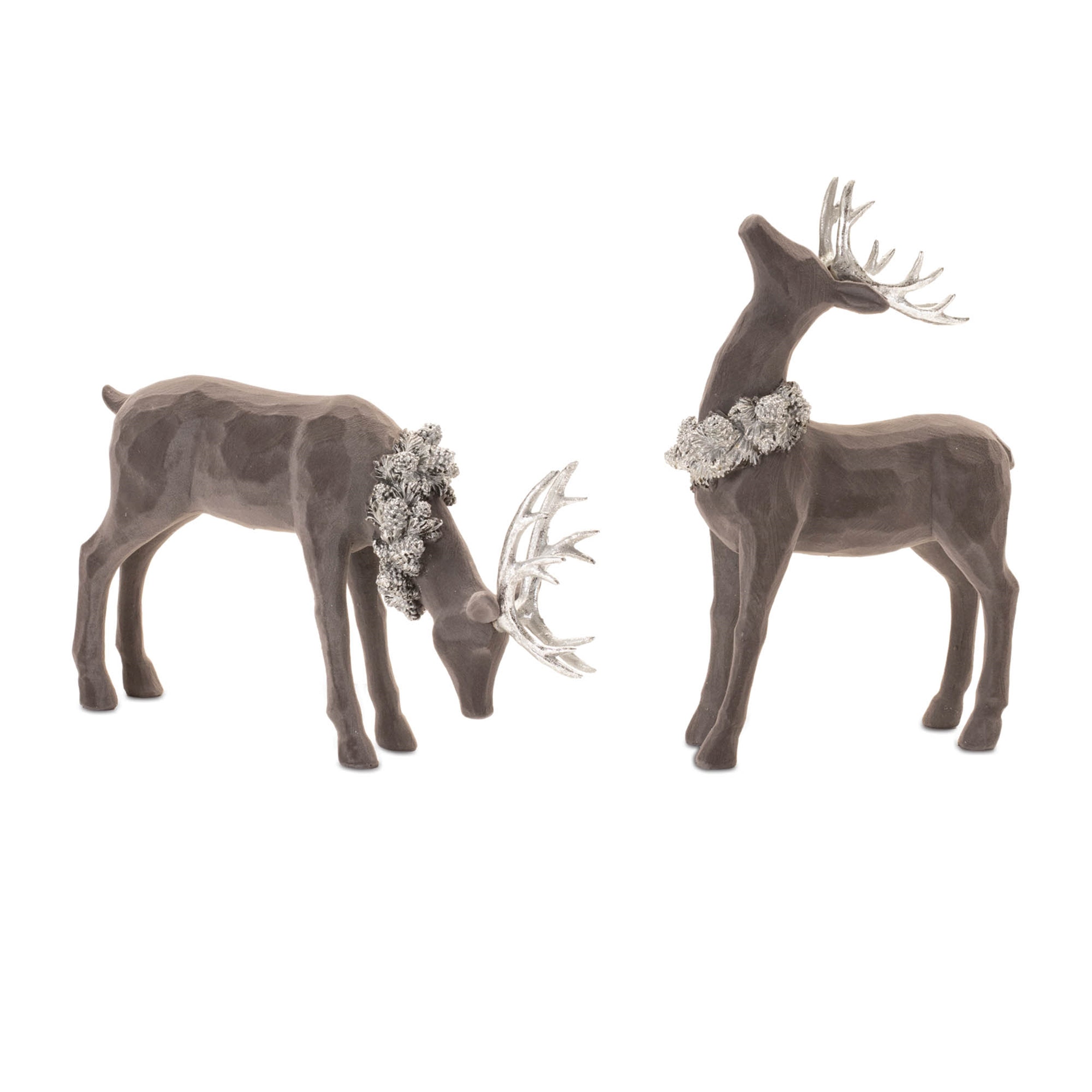 Deer (Set of 2) 7.5"H, 13"H Resin