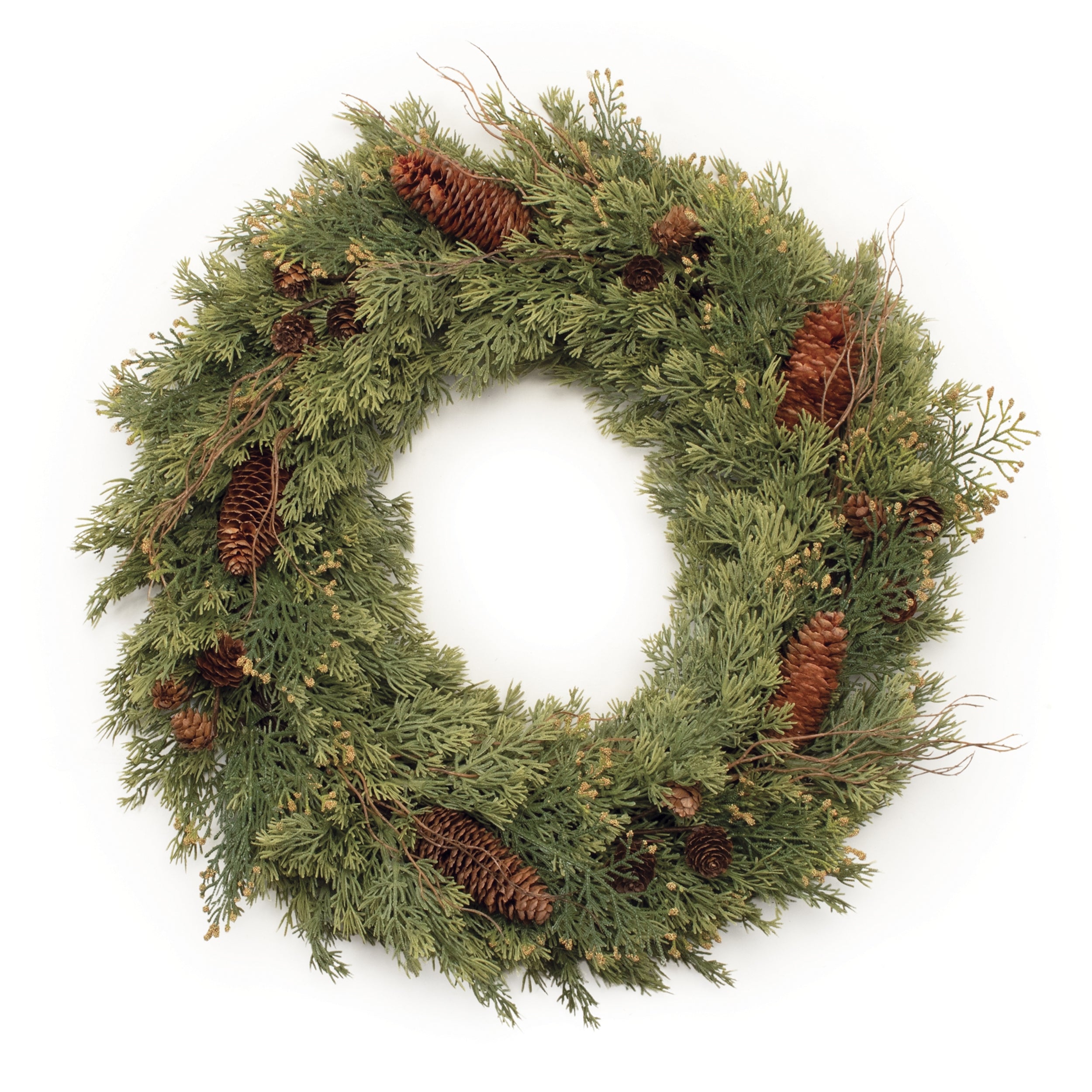 Pine Wreath 24”D /Twig